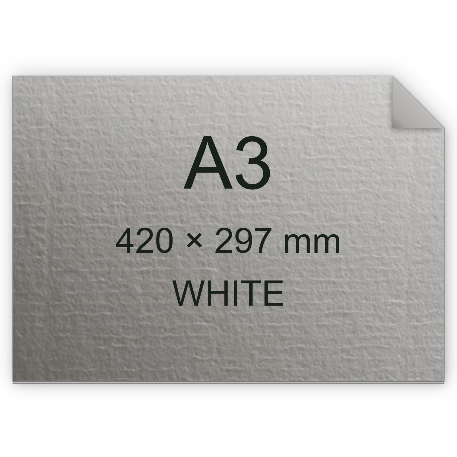 Cartoncino Favini, Contact Laid, 120 g/m², A3, WHITE bra6594a3