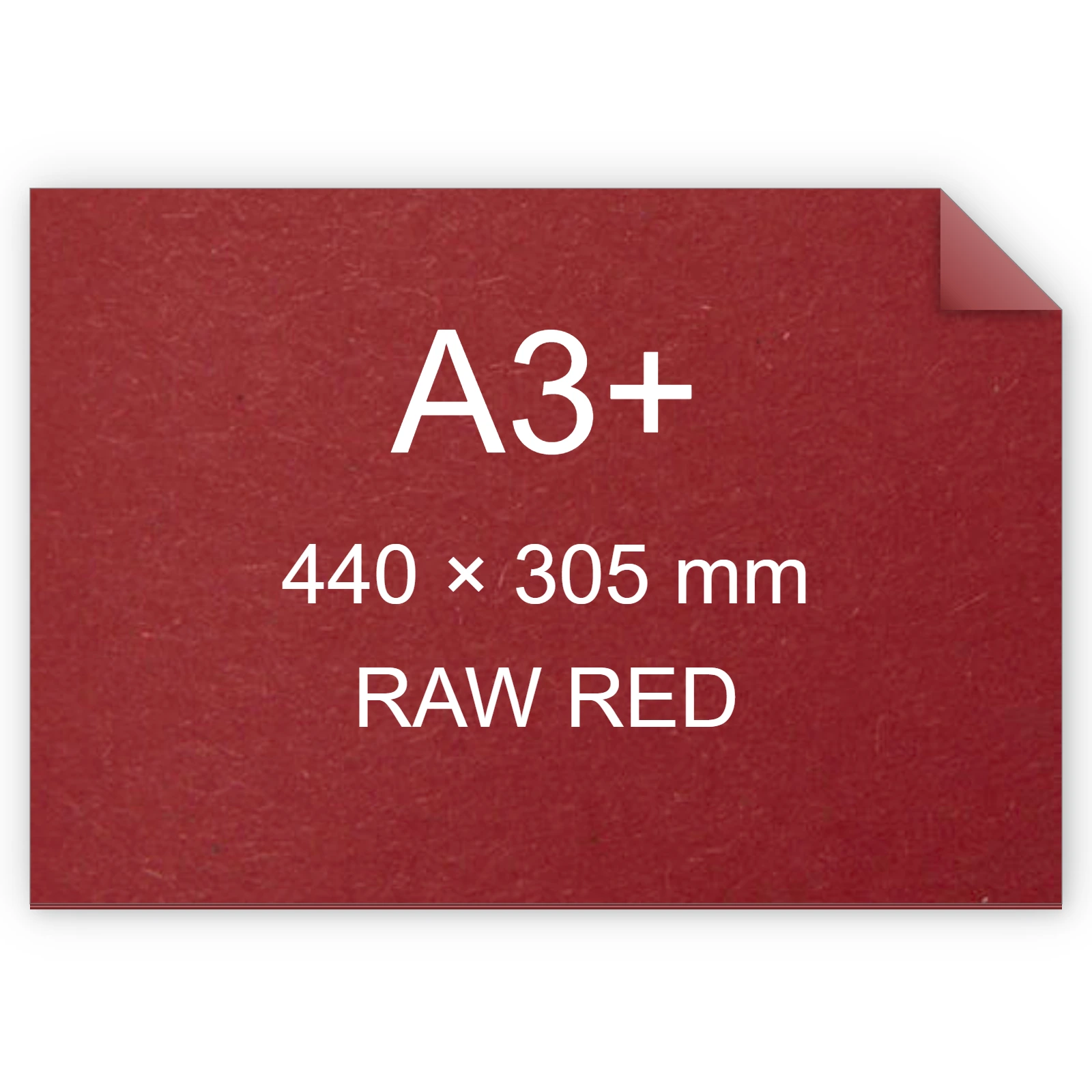 Cartoncino Favini, Shiro Echo Raw, 350 g/m², A3+, RAW RED bra6671a3+