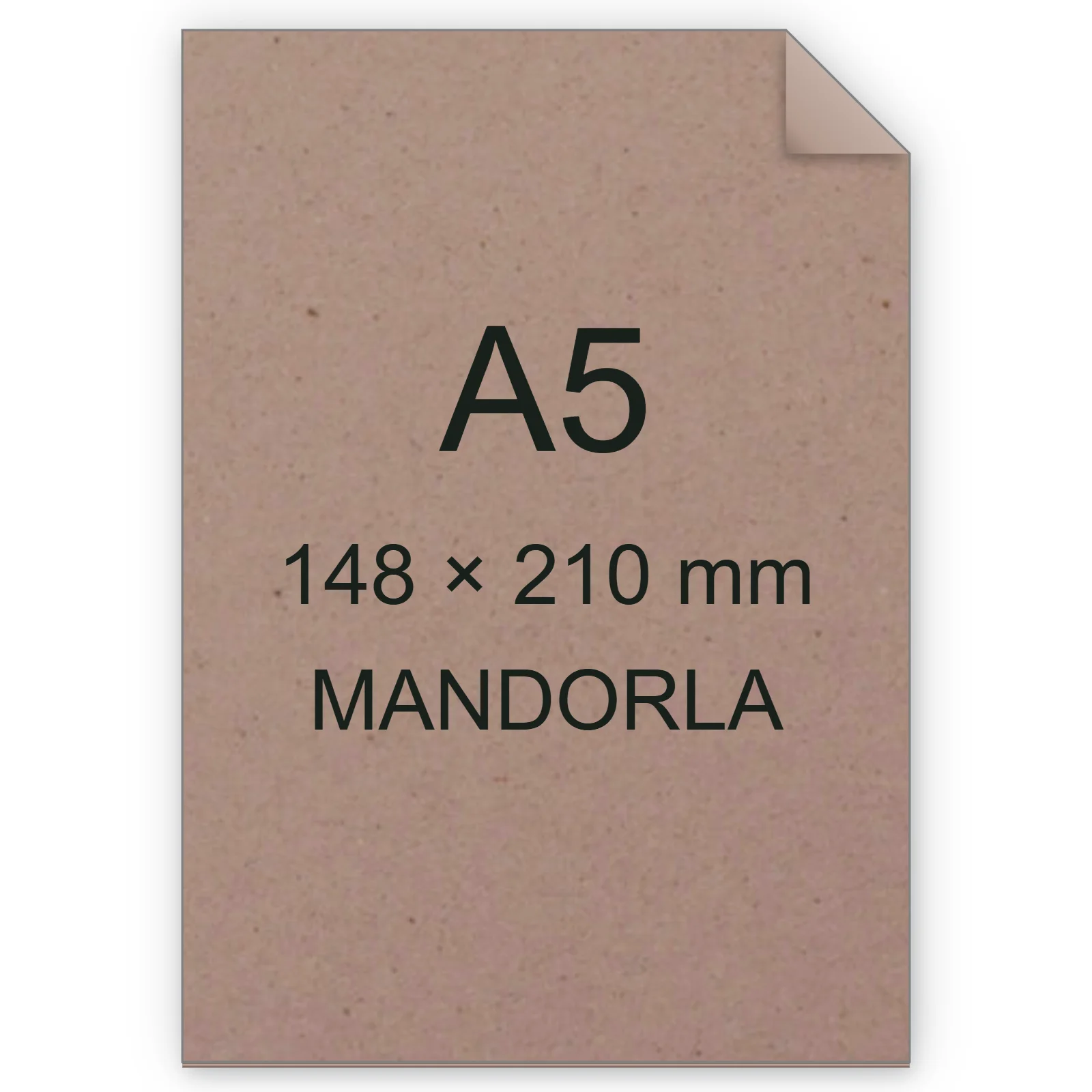 Cartoncino Favini, Crush, 350 g/m², A5, MANDORLA bra6715a5