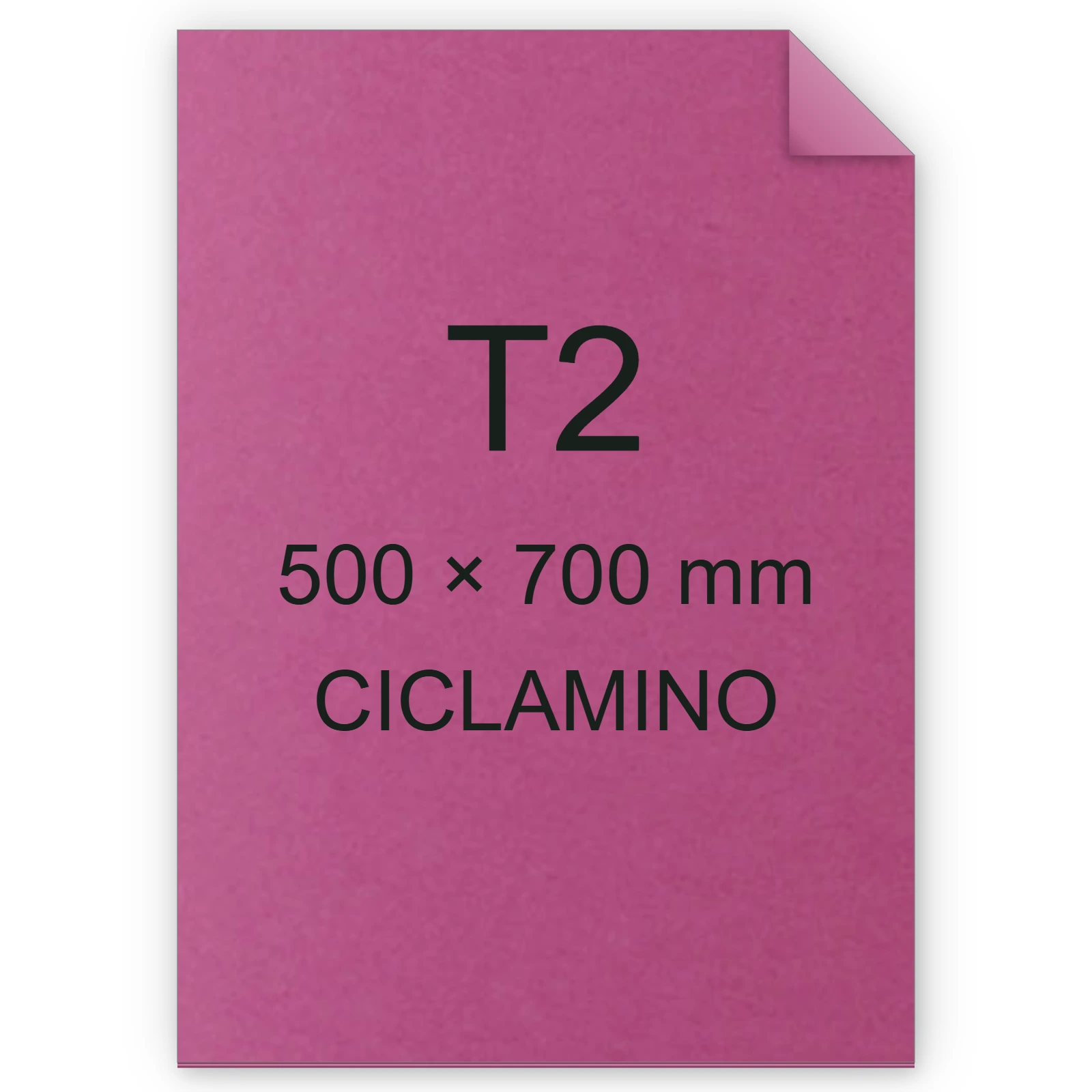 Cartoncino Favini, Bristol Color, 200 g/m², T2, CICLAMINO 58 FAVA35F302