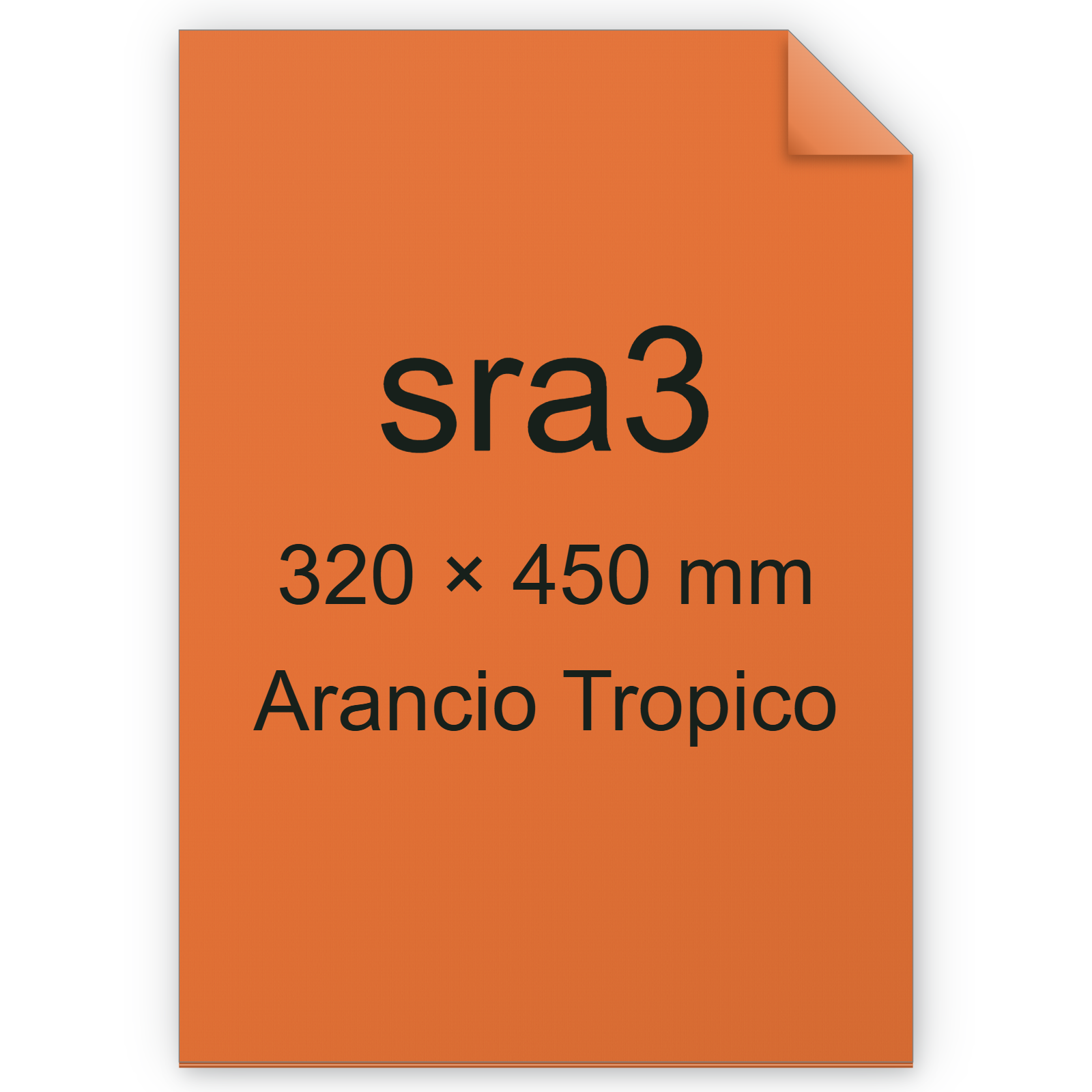 Cartoncino Favini, Burano, 140 g/m², SRA3, ARANCIO TROPICO 56 bra575sra3