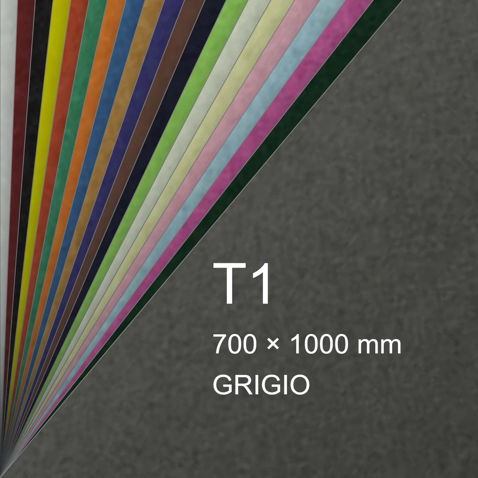 Cartoncino Favini, Prisma Color Sigillo Monoruvido, 220 g/m², T1, GRIGIO 15 FAVA33W0A1 - immagine aggiuntiva