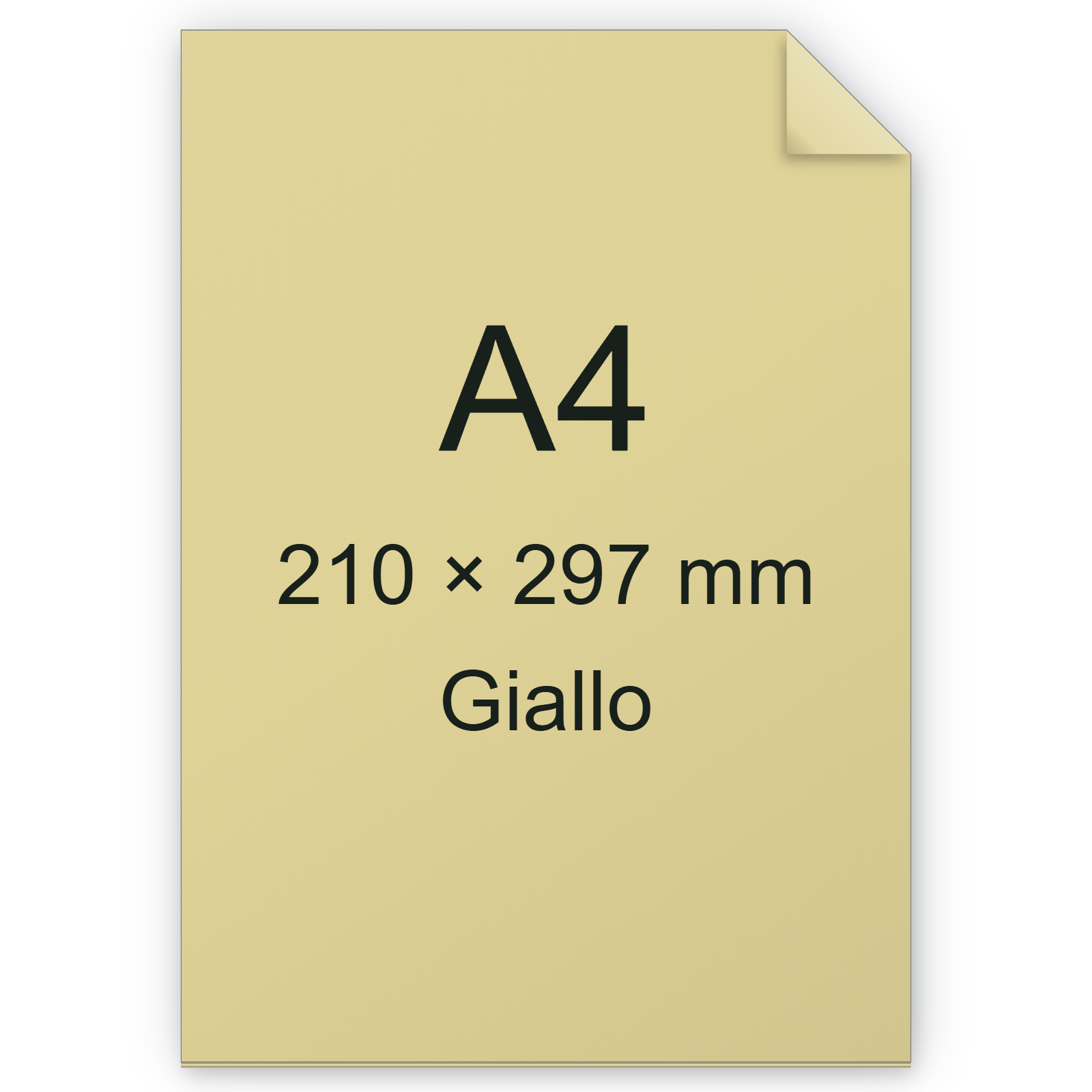Cartoncino Favini, Burano, 200 g/m², A4, GIALLO 07 bra553