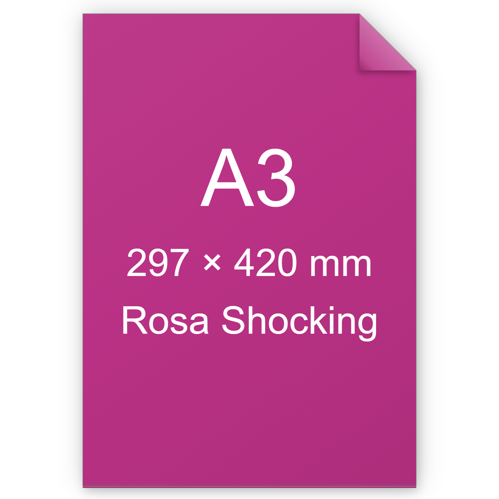 Cartoncino Favini, Burano, 200 g/m², A3, ROSA SHOCKING 50 BRA846a3
