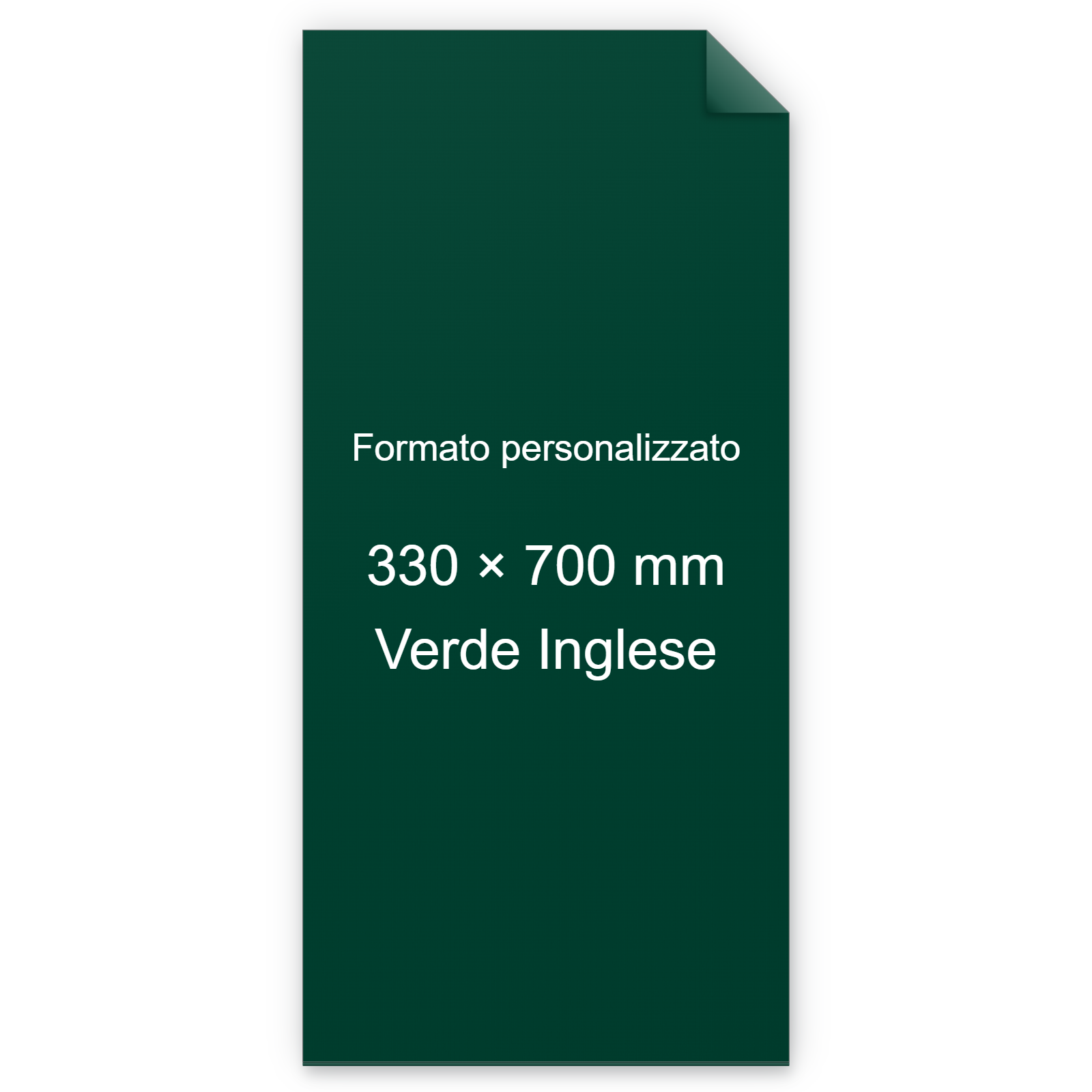 Cartoncino Favini, Burano, 320 g/m², 330x700 mm, VERDE INGLESE 71 BRA871sb