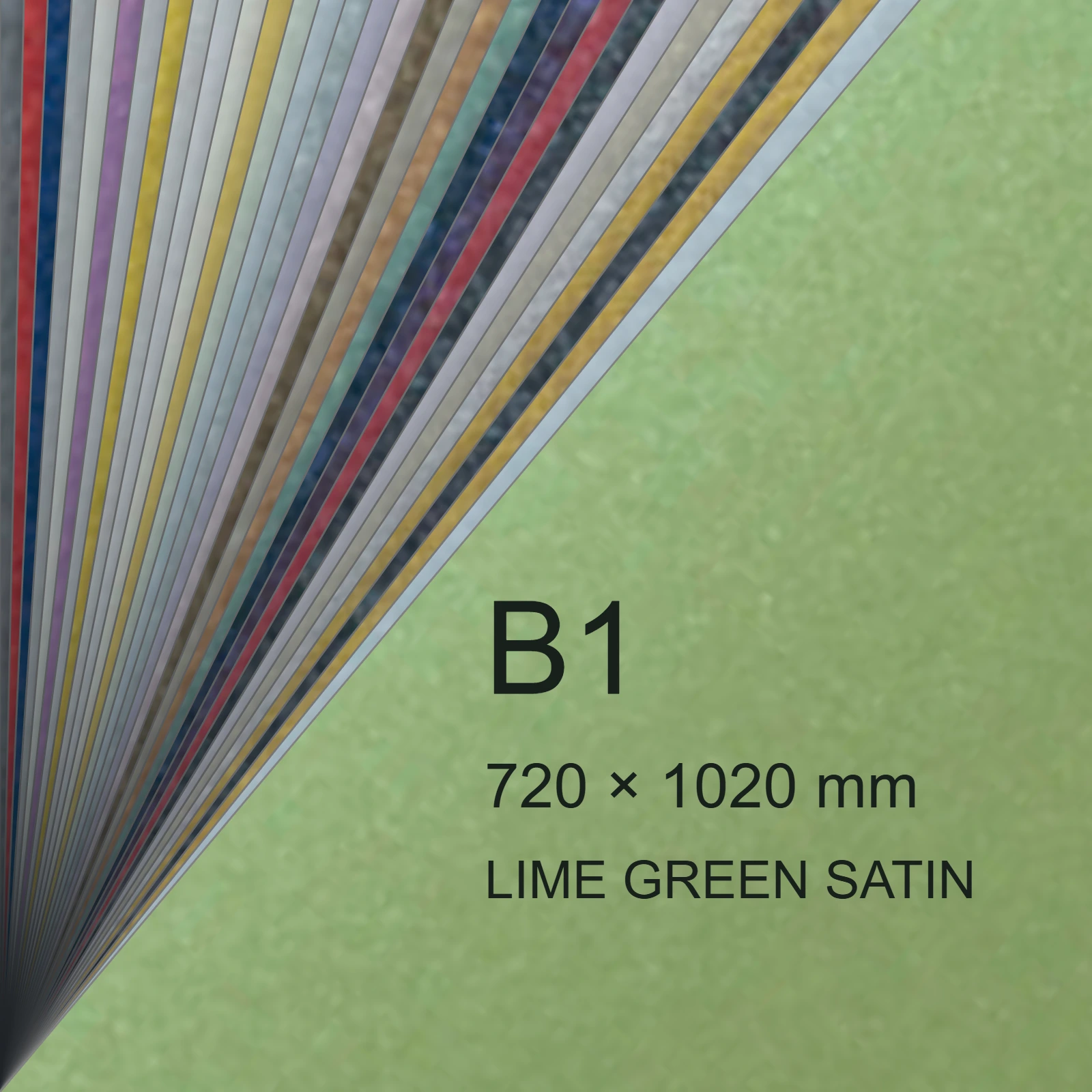 Cartoncino Favini, Majestic Satin, 290 g/m², B1, LIME GREEN SATIN bra981b1 - immagine aggiuntiva