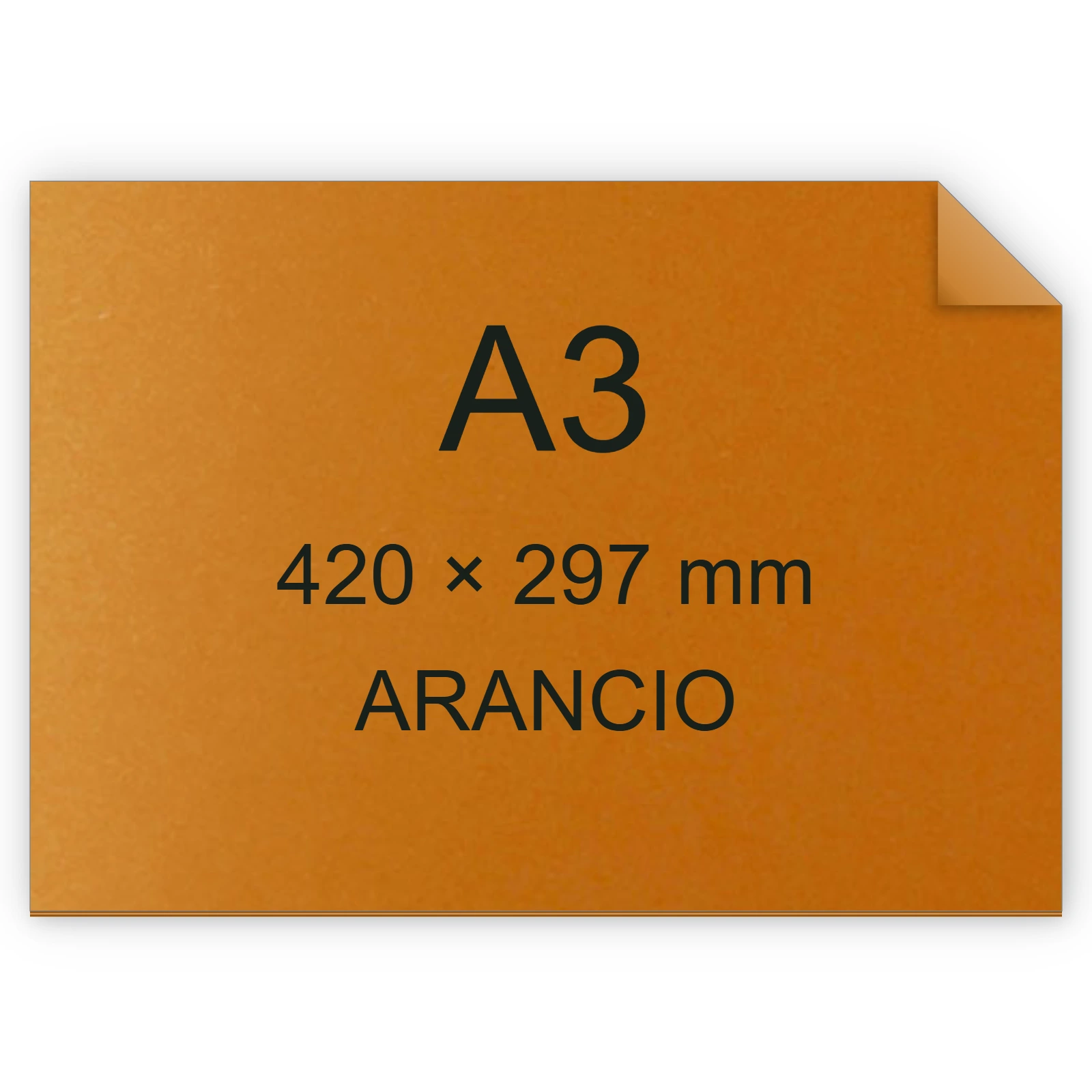 Cartoncino Favini, RismaLuce, 140 g/m², A3, ARANCIO 56 FAVA65E213