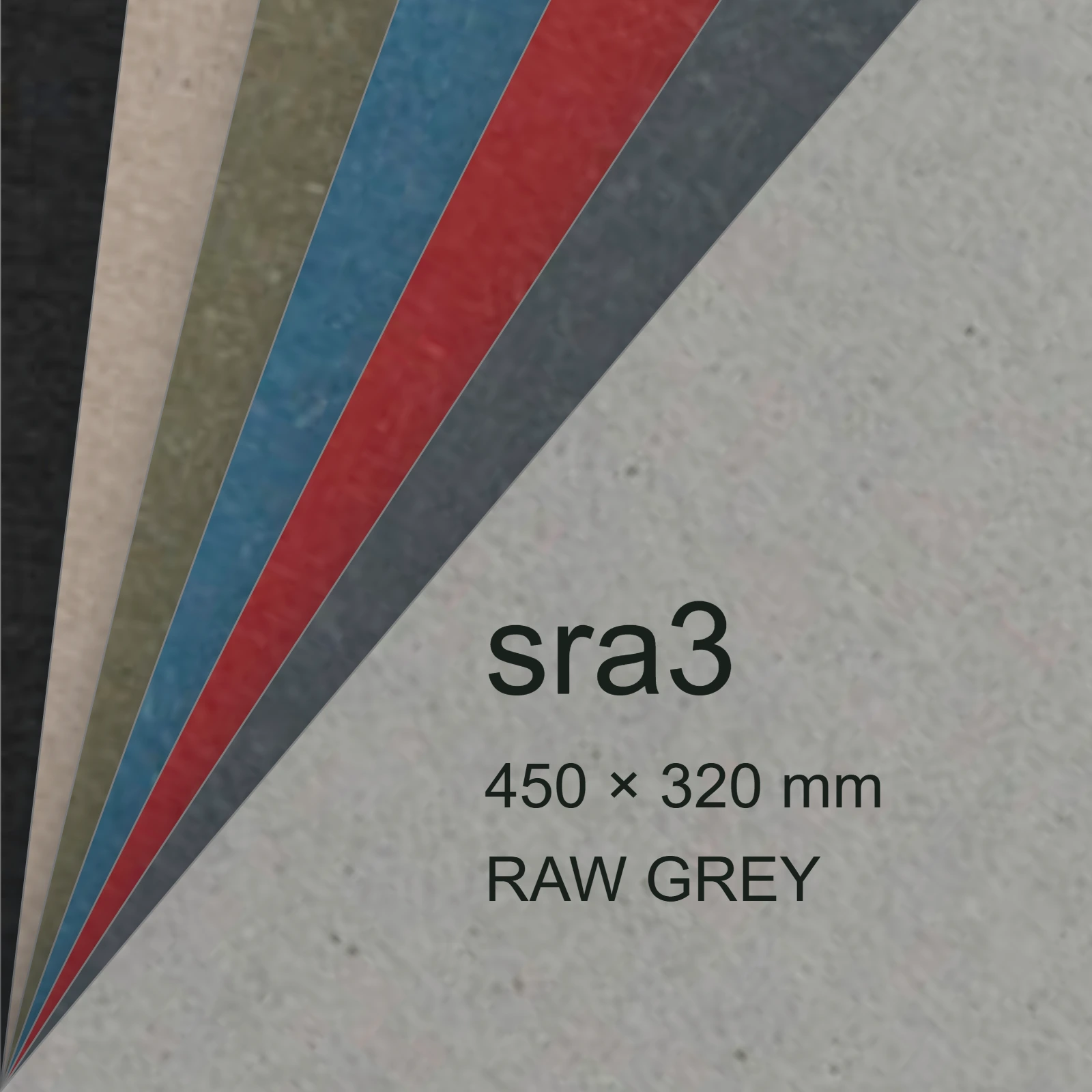 Cartoncino Favini, Shiro Echo Raw, 200 g/m², sra3, RAW GREY bra6656sra3 - immagine aggiuntiva