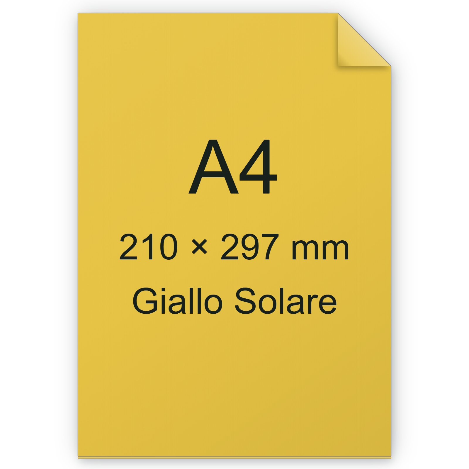 Cartoncino Favini, Burano, 200 g/m², A4, GIALLO SOLARE 53 bra588