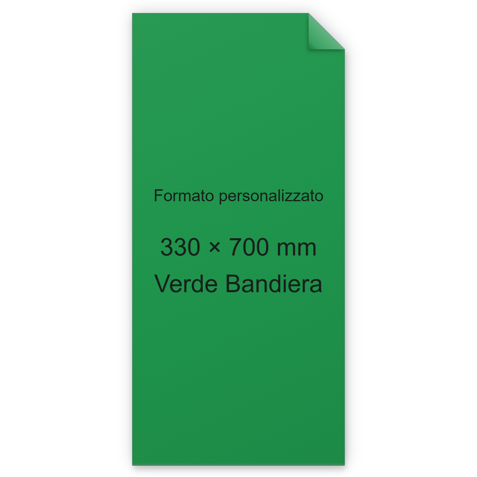 Cartoncino Favini, Burano, 140 g/m², 330x700 mm, VERDE BANDIERA 60 bra595SB