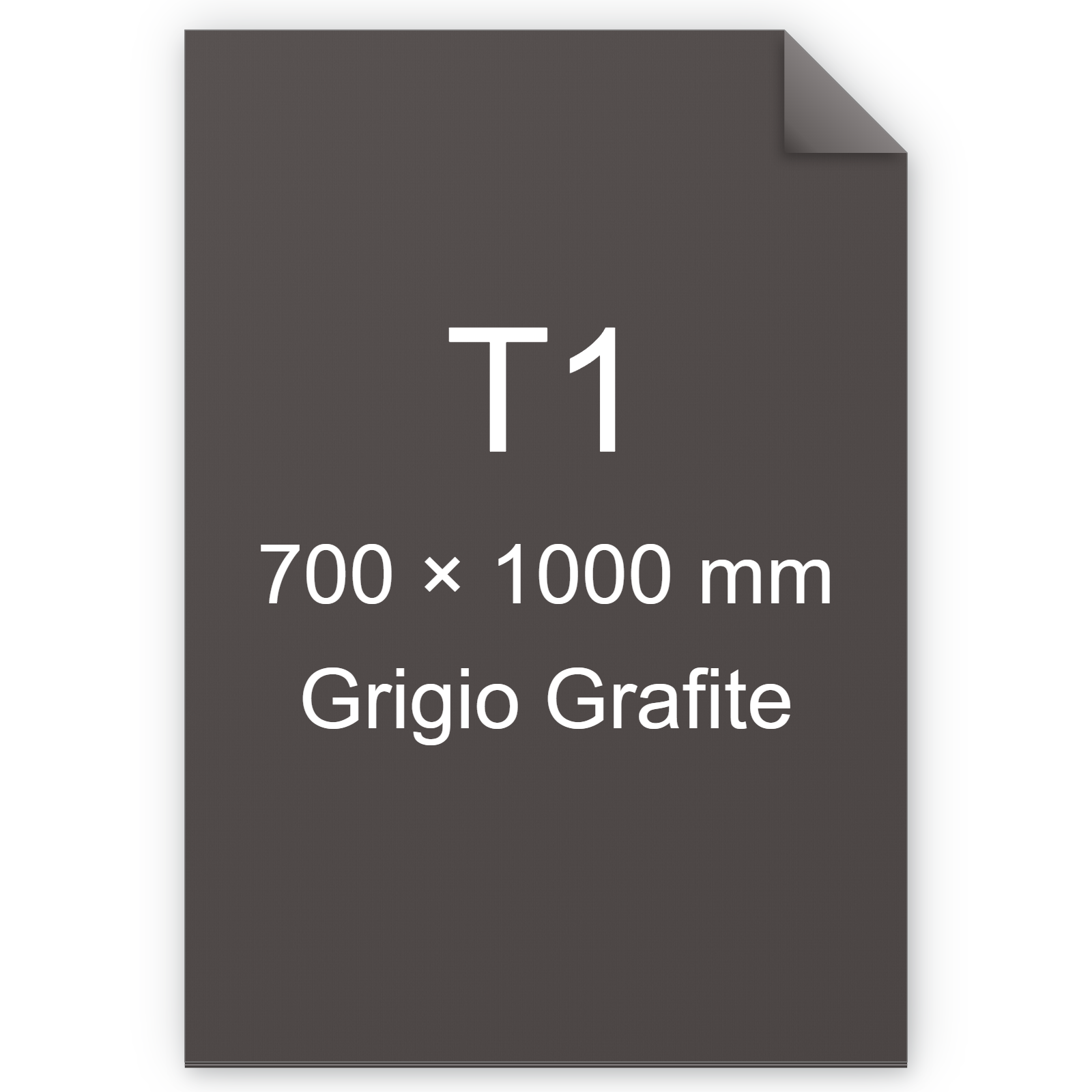 Cartoncino Favini, Burano, 200 g/m², T1, GRIGIO GRAFITE 72 BRA873t1