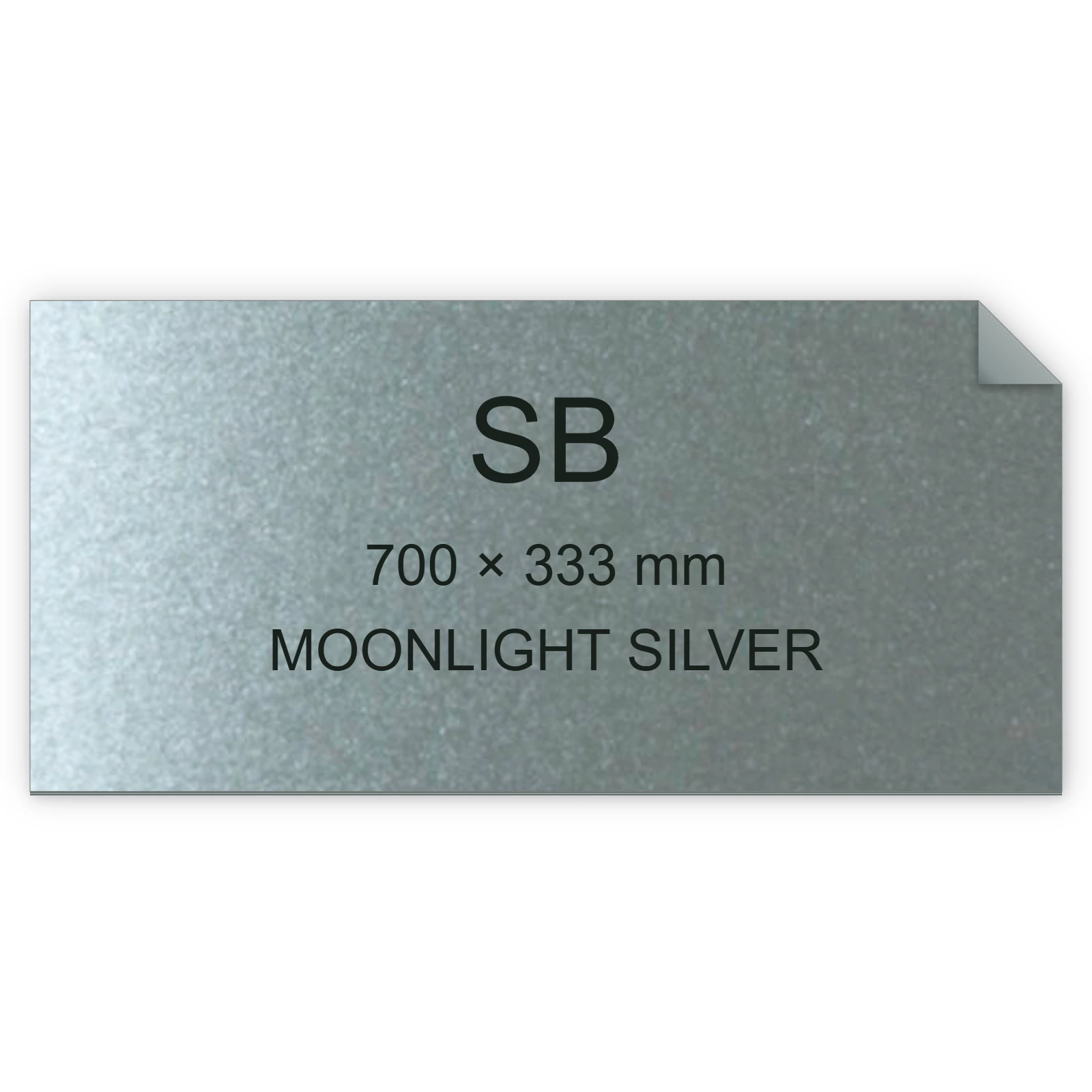 Cartoncino Favini, Majestic Classic, 290 g/m², SB, MOONLIGHT SILVER bra754sb