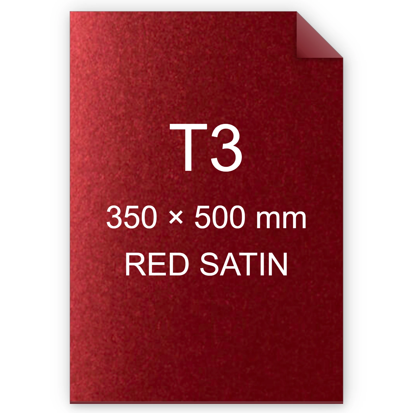 Cartoncino Favini, Majestic Satin, 290 g/m², T3, RED SATIN bra1018t3