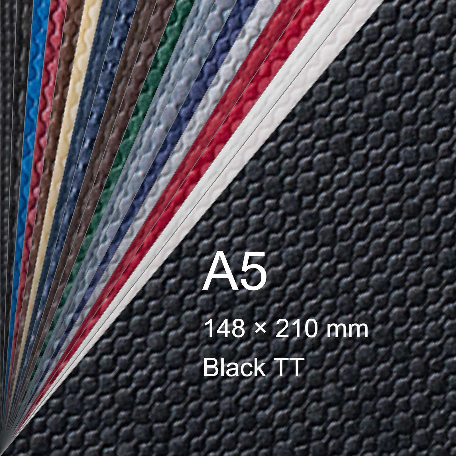 Cartoncino Favini, Classy Covers, 120 g/m², A5, BLACK TT bra6632a5 - immagine aggiuntiva