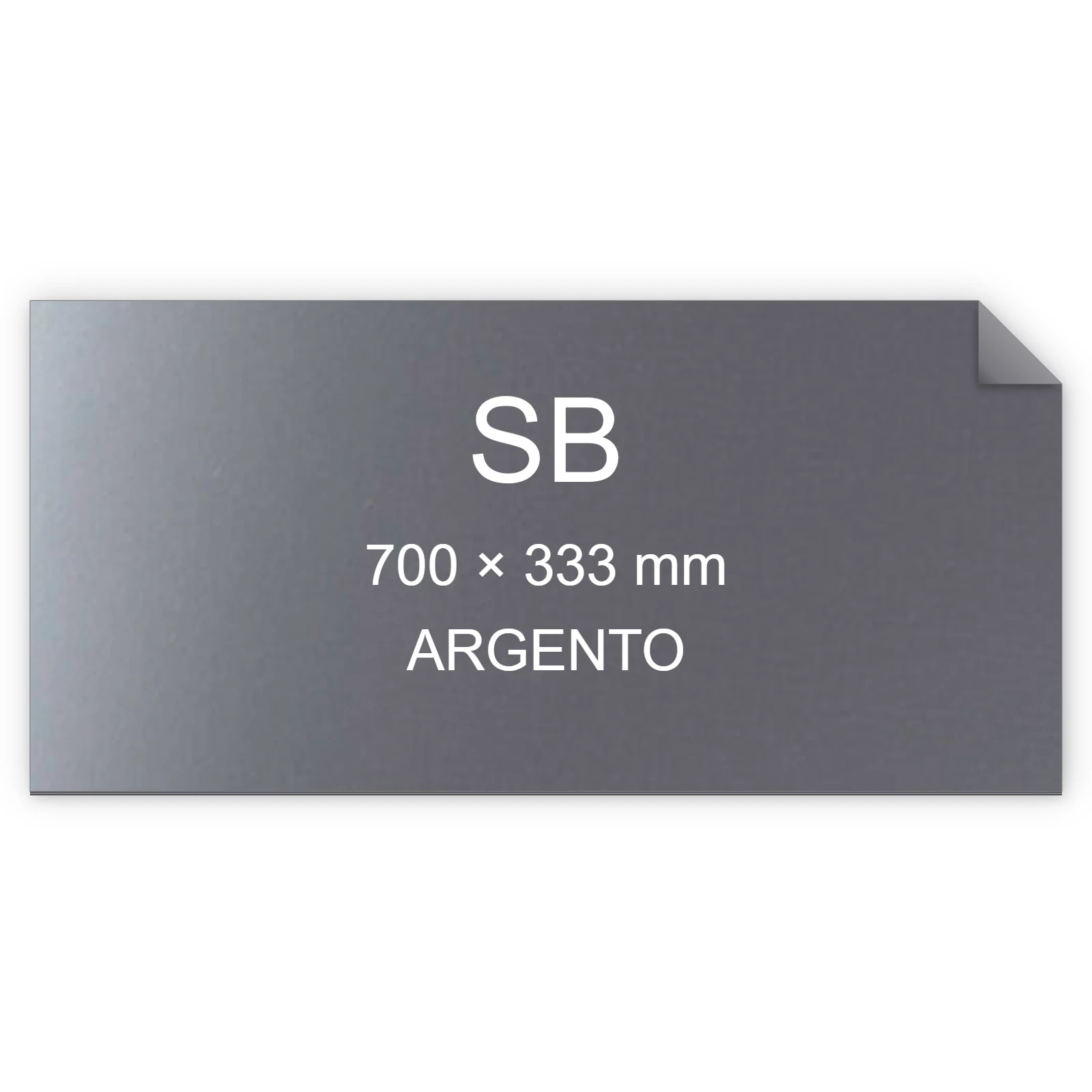 Cartoncino Favini, Bindakote Monolucido Metallizzato, 250 g/m², SB, ARGENTO 25 bra932SB