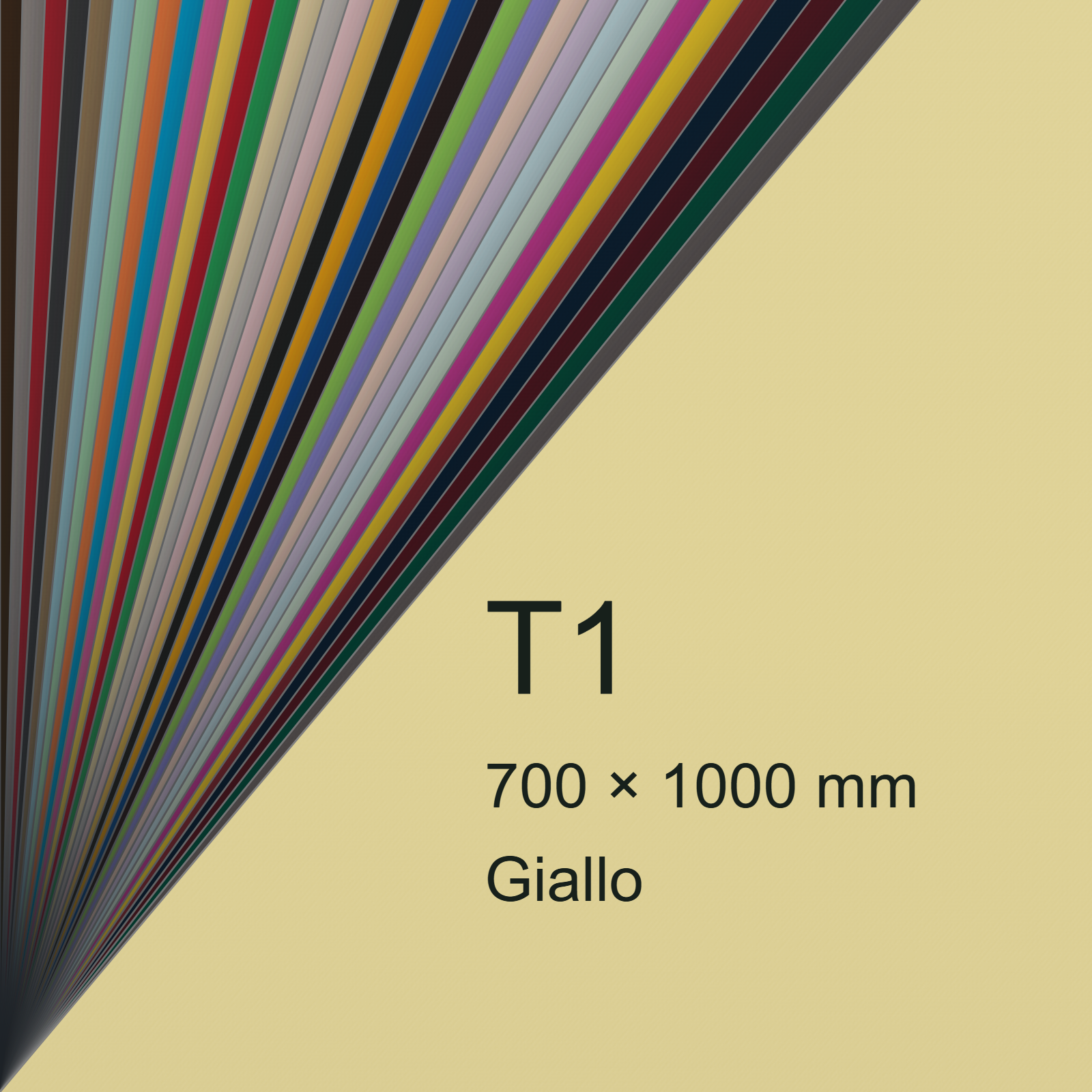 Cartoncino Favini, Burano, 140 g/m², T1, GIALLO 07 bra552T1 - immagine aggiuntiva