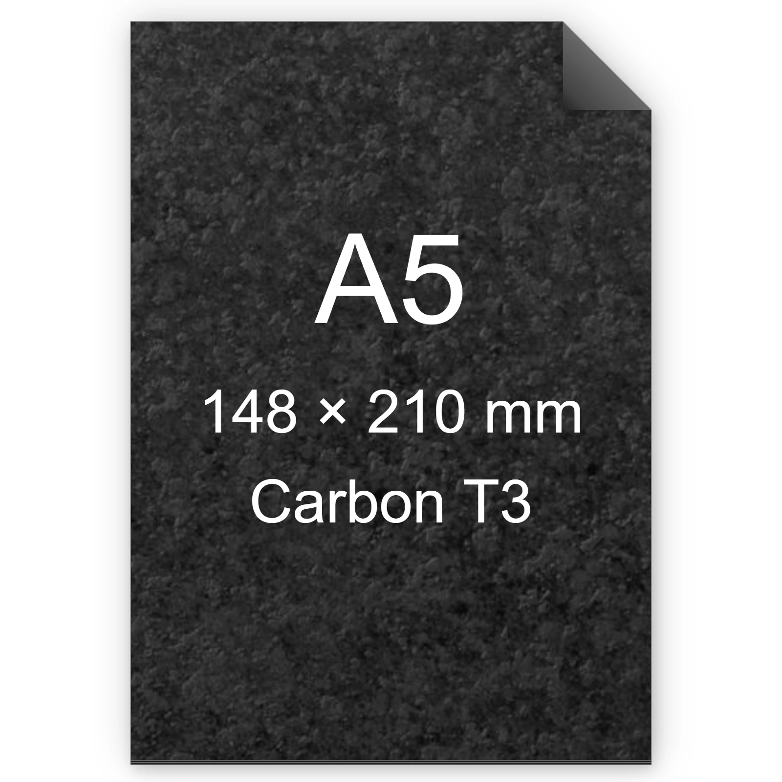 Carta Favini, Classy Covers, 115 g/m², A5, CARBON T3 bra6648a5