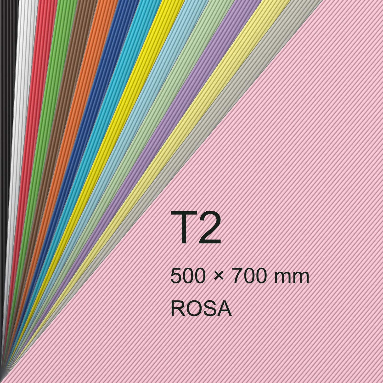 Cartoncino Favini, Sigillo Ondulato, 275 g/m², T2, ROSA FAVA35S041 - immagine aggiuntiva