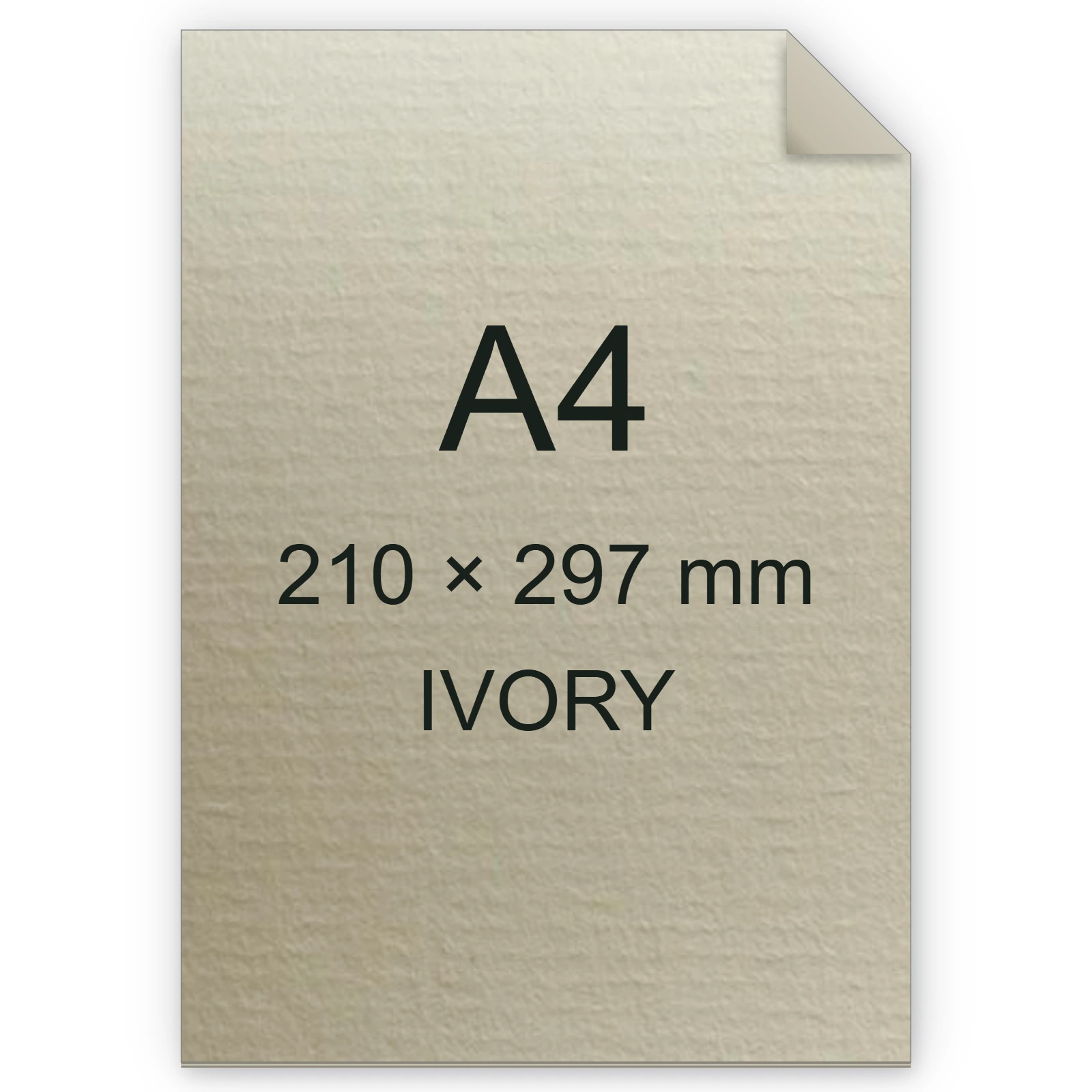 Cartoncino Favini, Contact Laid, 120 g/m², A4, IVORY bra6597
