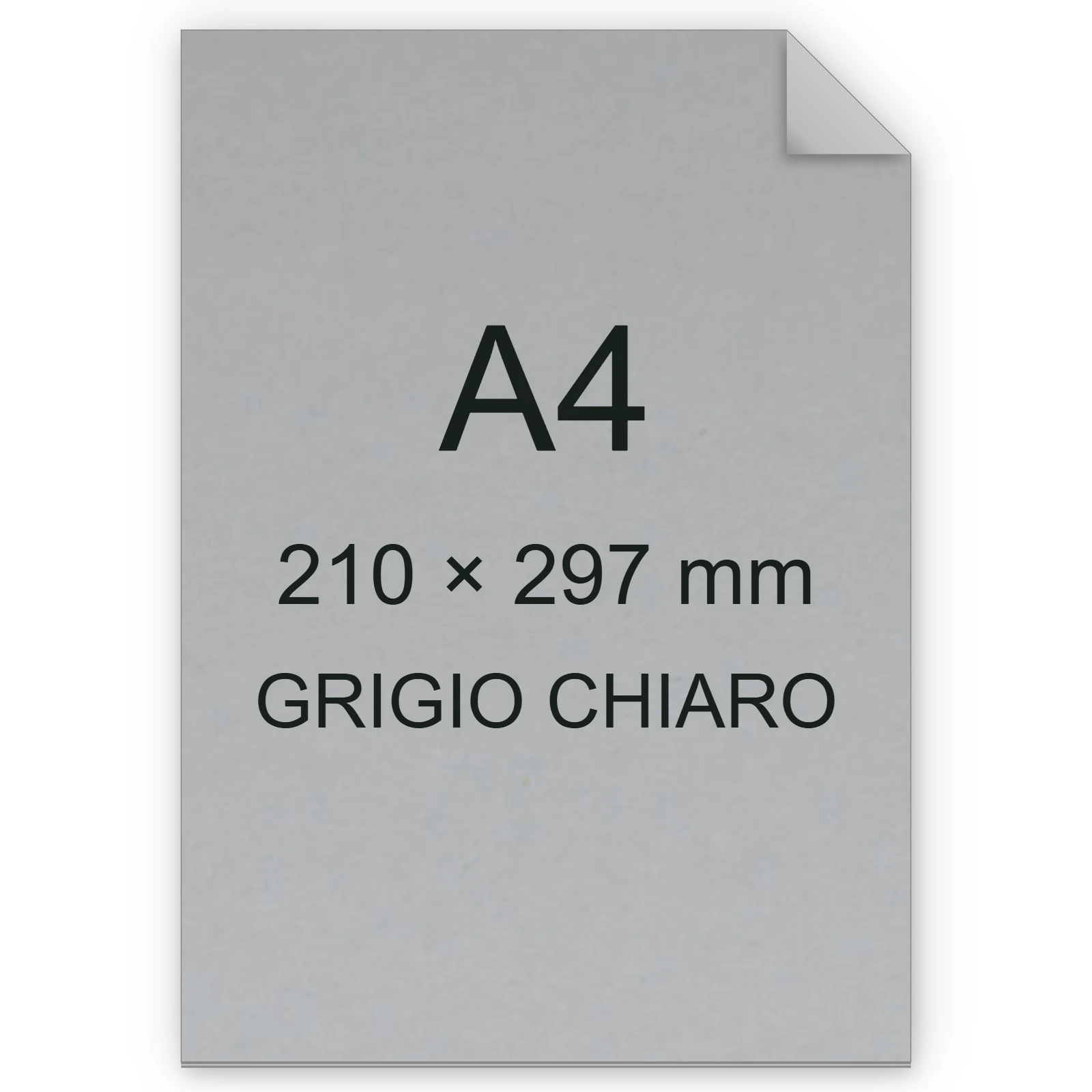 Cartoncino Favini, Sumo (1 mm), 700 g/m², A4, GRIGIO CHIARO BRA94