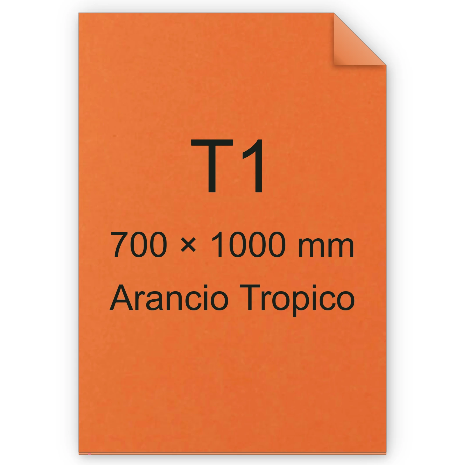 Cartoncino Favini, Burano, 140 g/m², T1, ARANCIO TROPICO 56 bra575T1