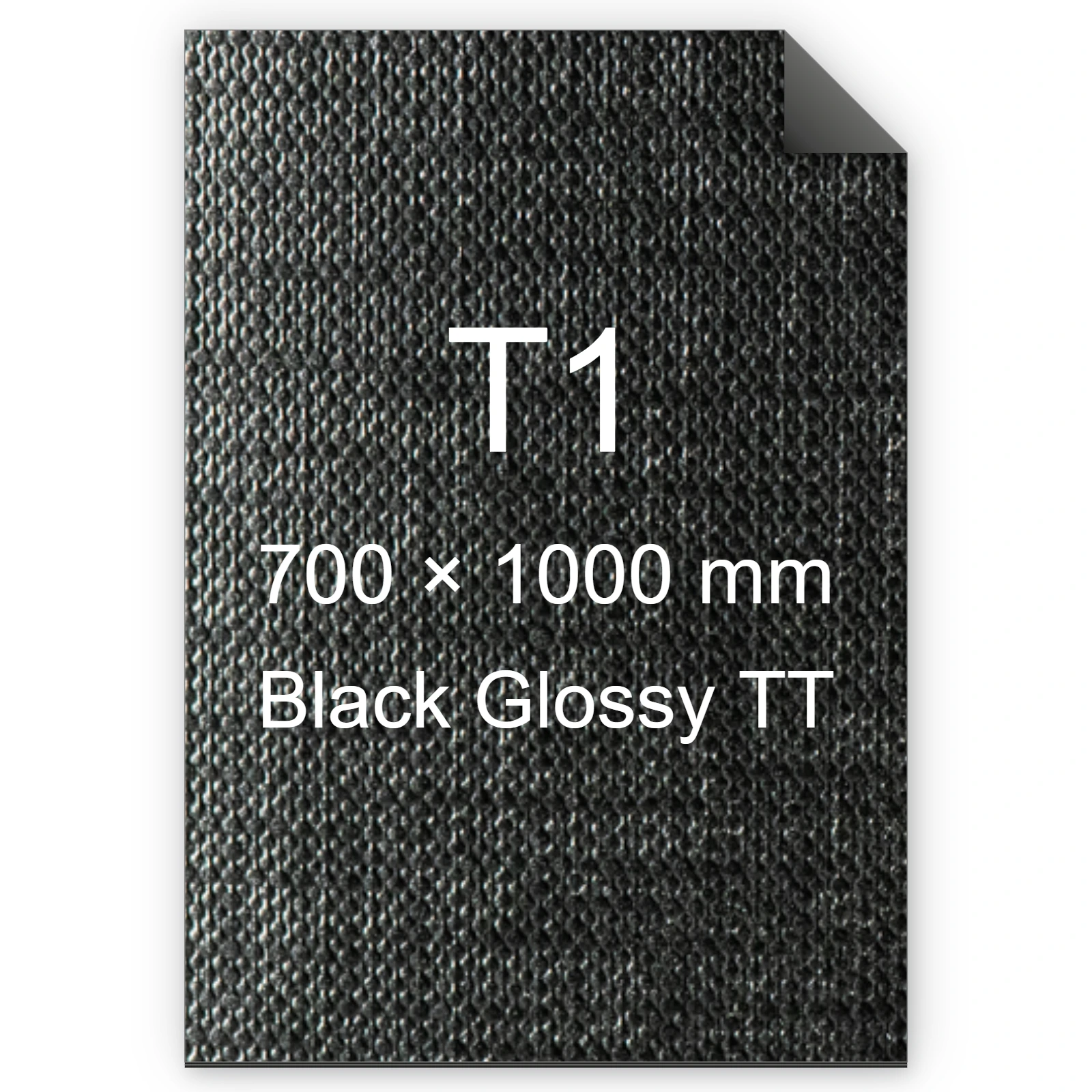 Cartoncino Favini, Classy Covers, 125 g/m², T1, BLACK GLOSSY TT bra6638t1