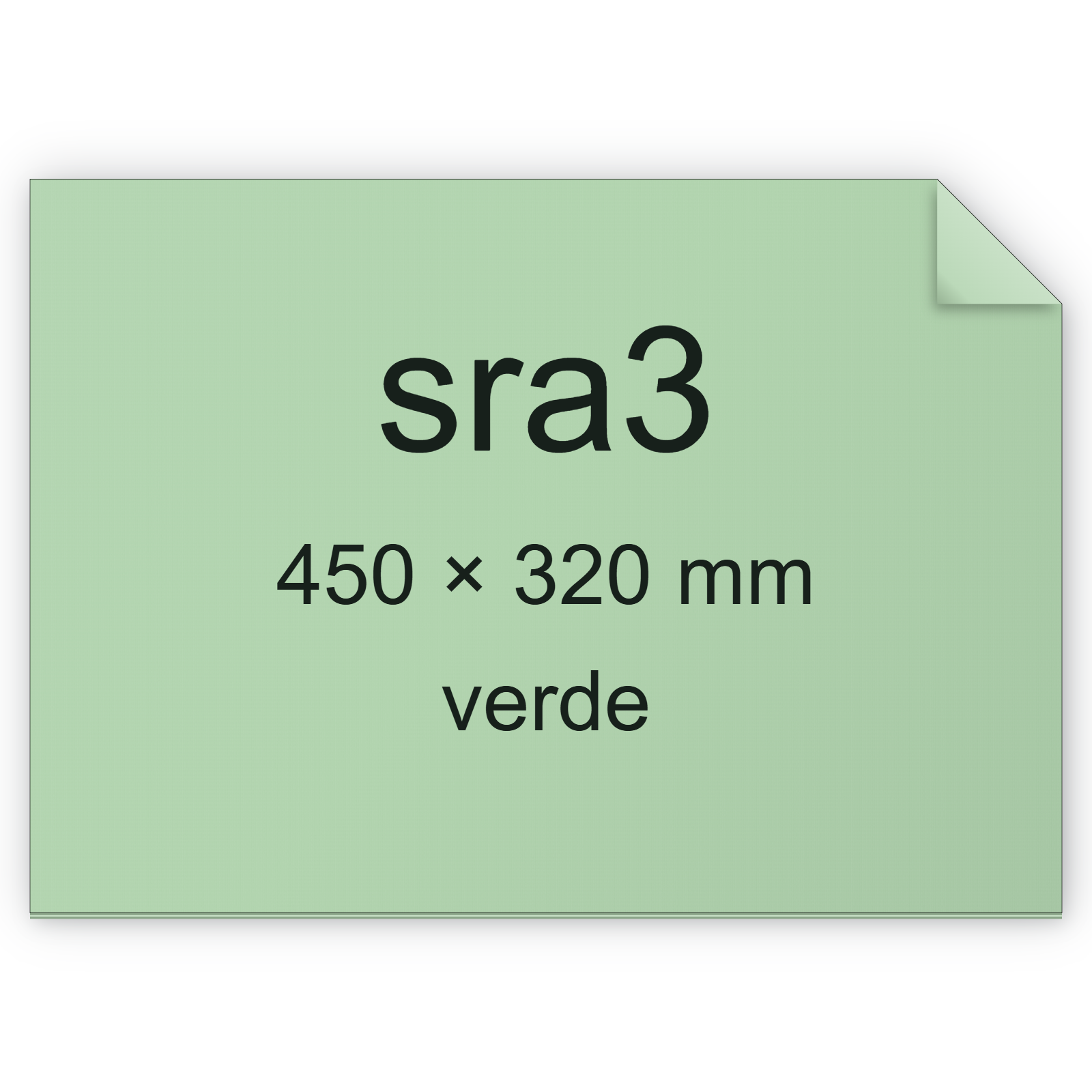 Cartoncino ManilaFormosa VERDE, sra3, 140gr BRA537sra3