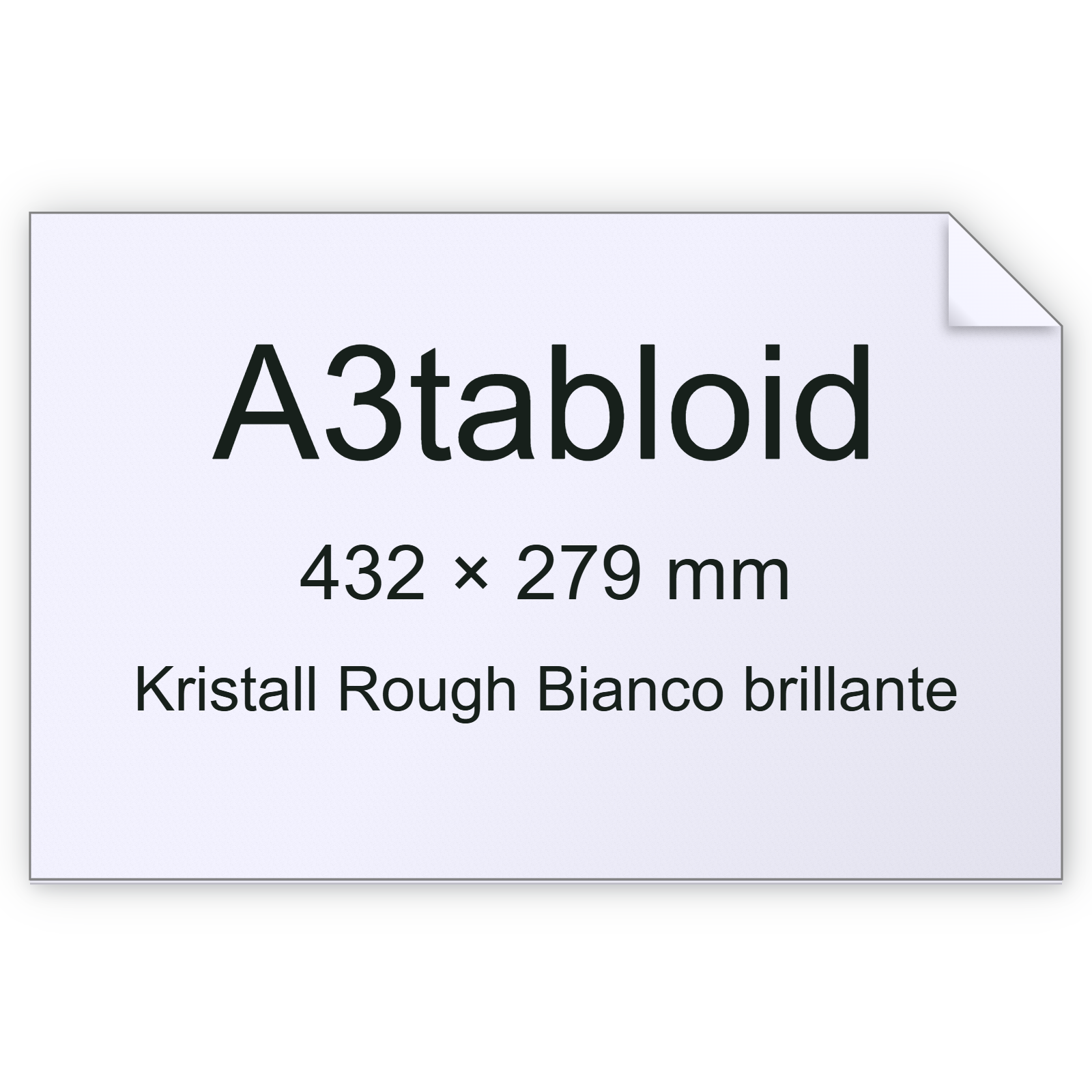 Cartoncino Kristall Rough, Munken, BiancoBrillante, 300gr, a3tabloid bra2572a3tabloid