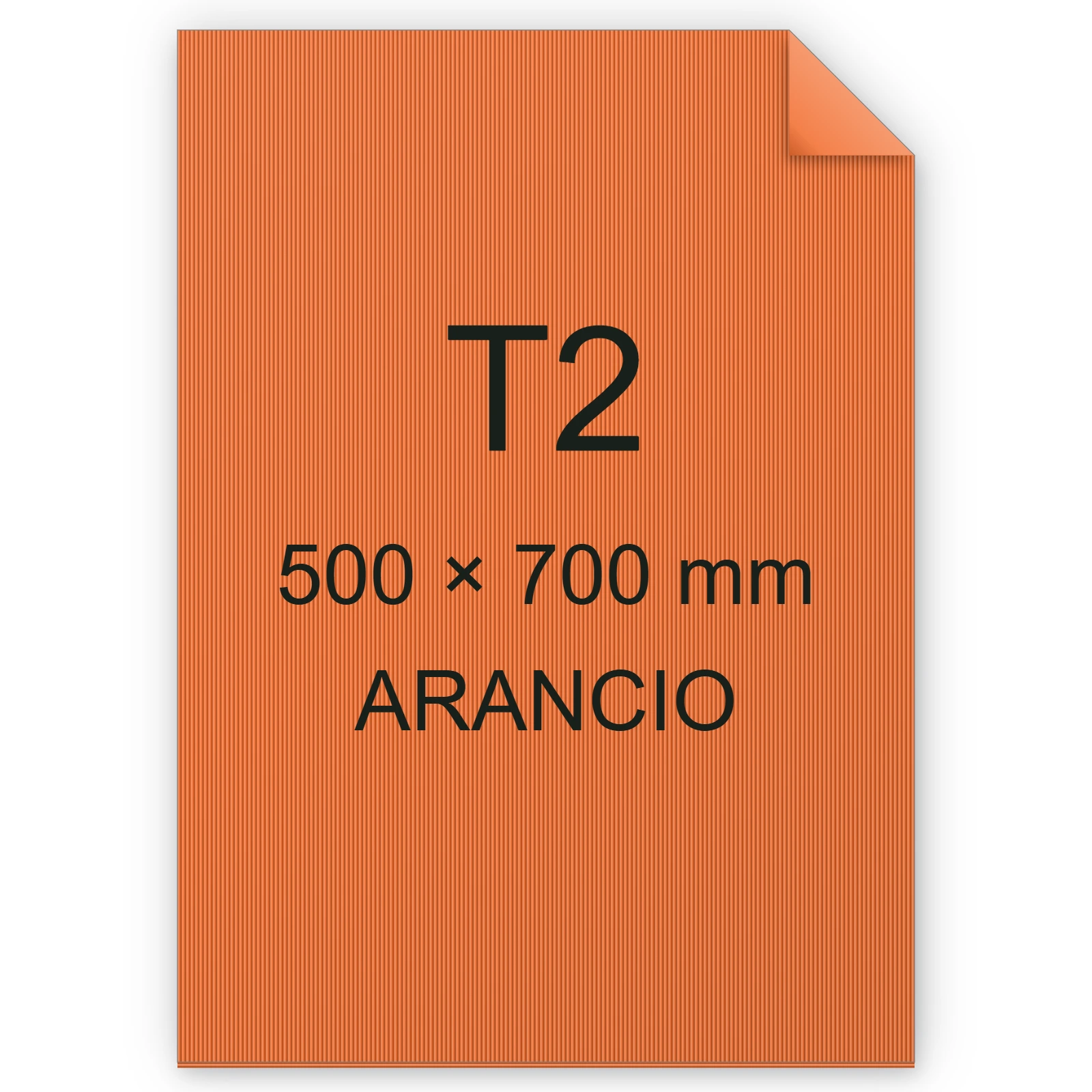 Cartoncino Favini, Sigillo Ondulato, 275 g/m², T2, ARANCIO FAVA35E041