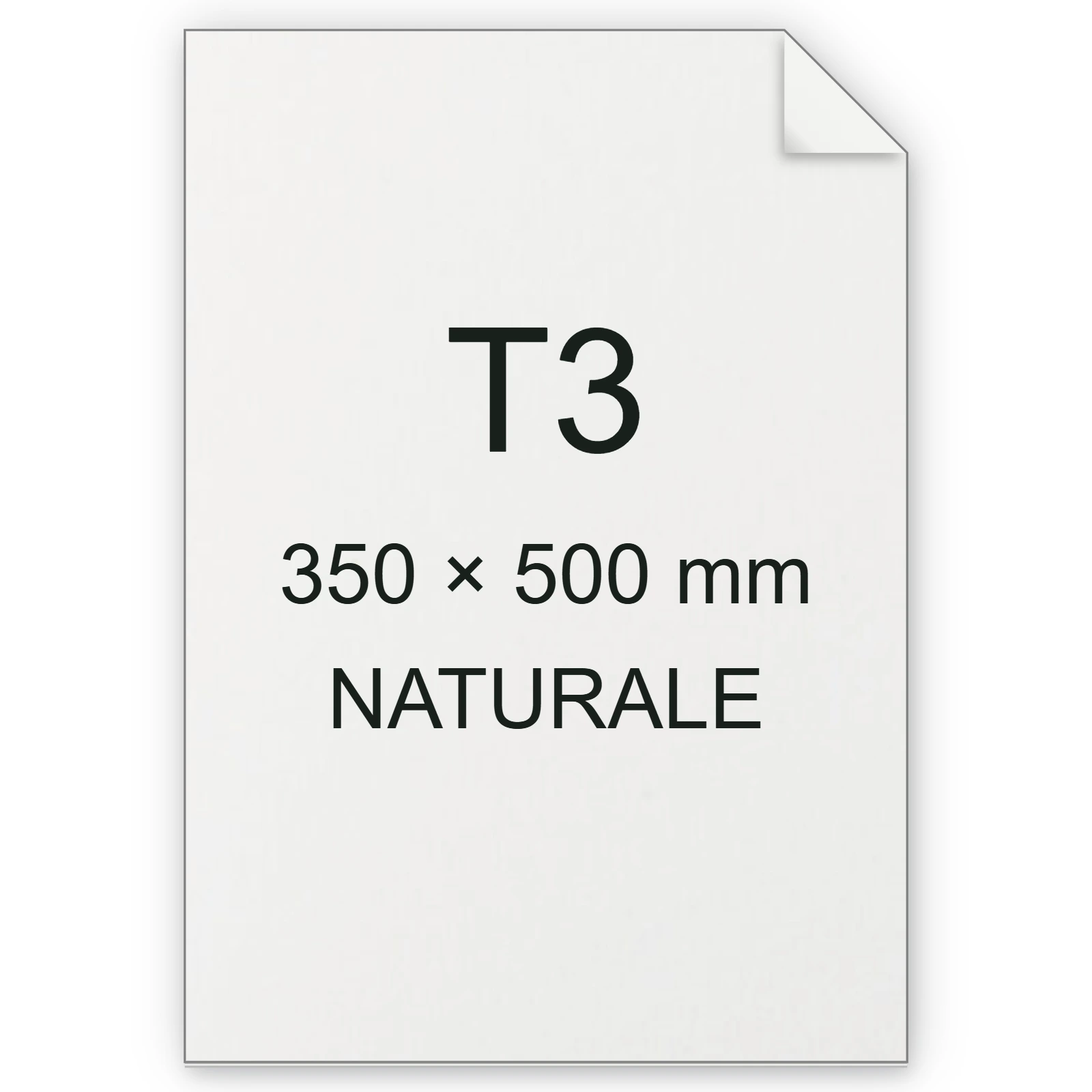 Cartoncino Favini, Shiro Tree Free, 300 g/m², T3, NATURALE bra6682t3
