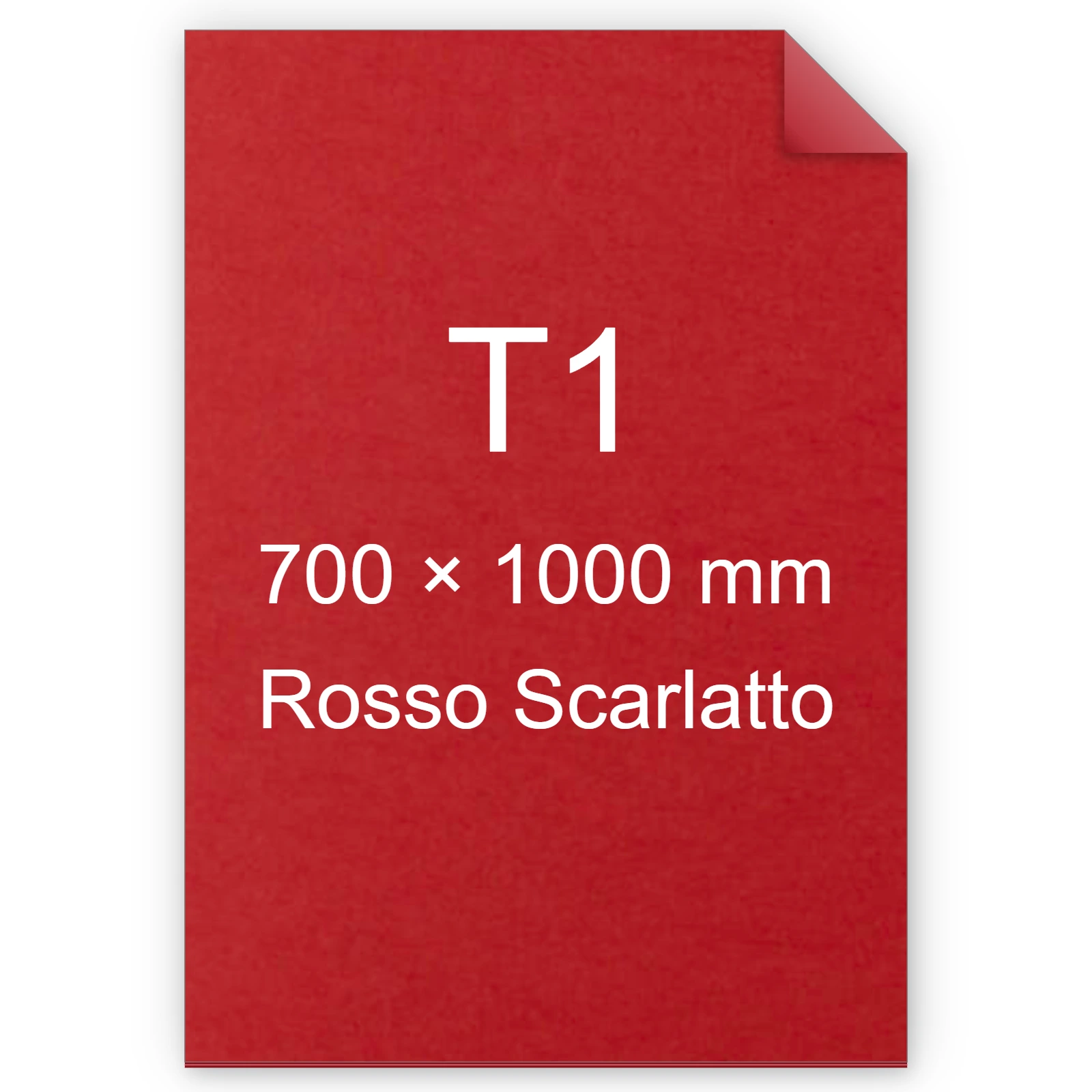 Cartoncino Favini, Burano, 140 g/m², T1, ROSSO SCARLATTO 61 bra591T1