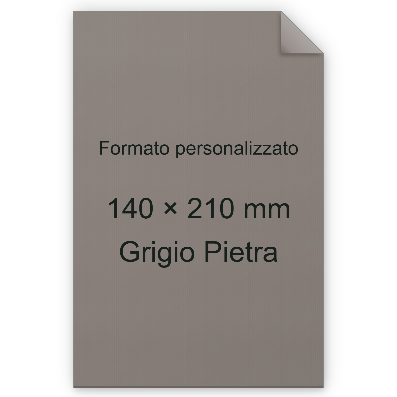 Cartoncino Favini, Burano, 140 g/m², 140x210 mm, GRIGIO PIETRA 14 bra1811A5