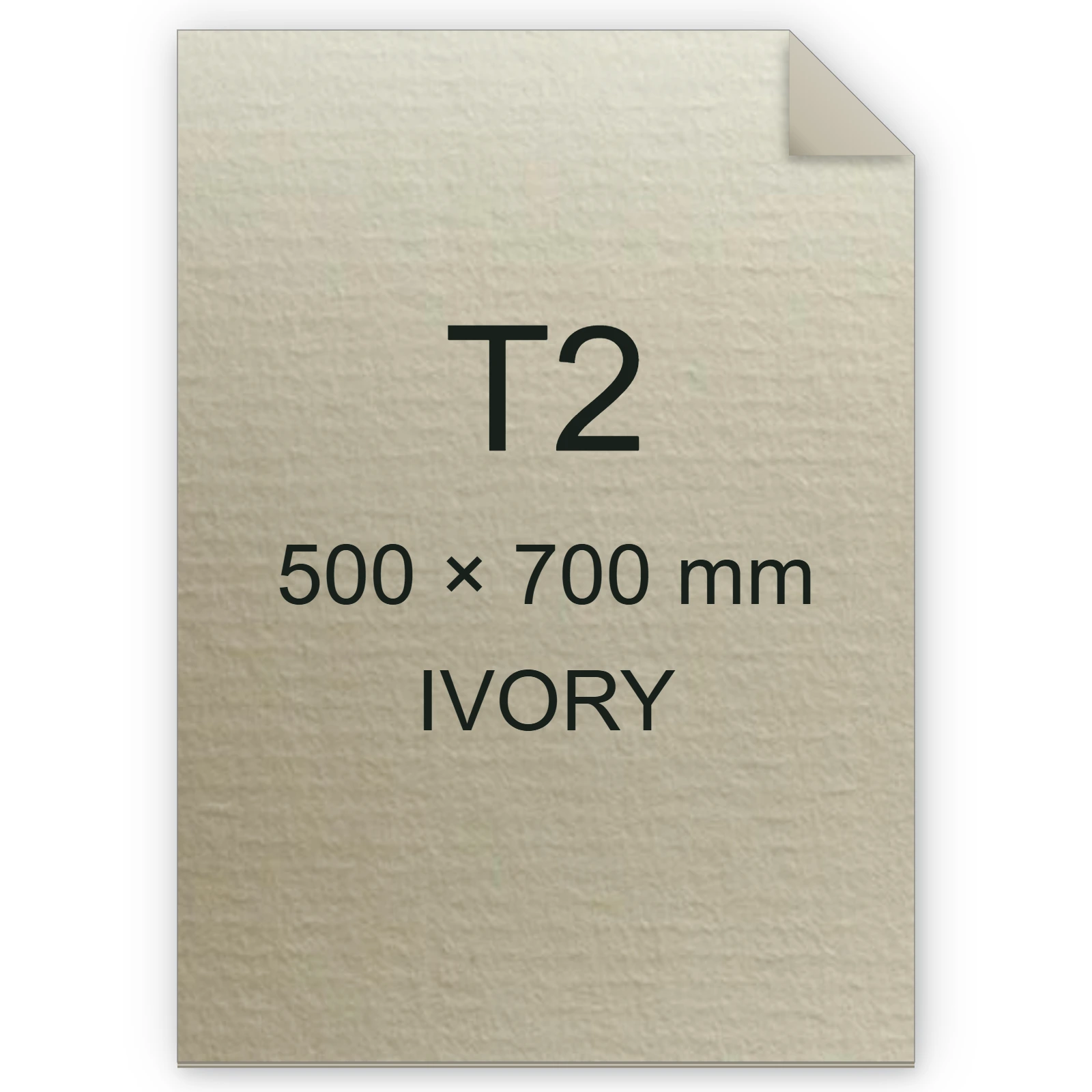 Cartoncino Favini, Contact Laid, 120 g/m², T2, IVORY bra6597t2