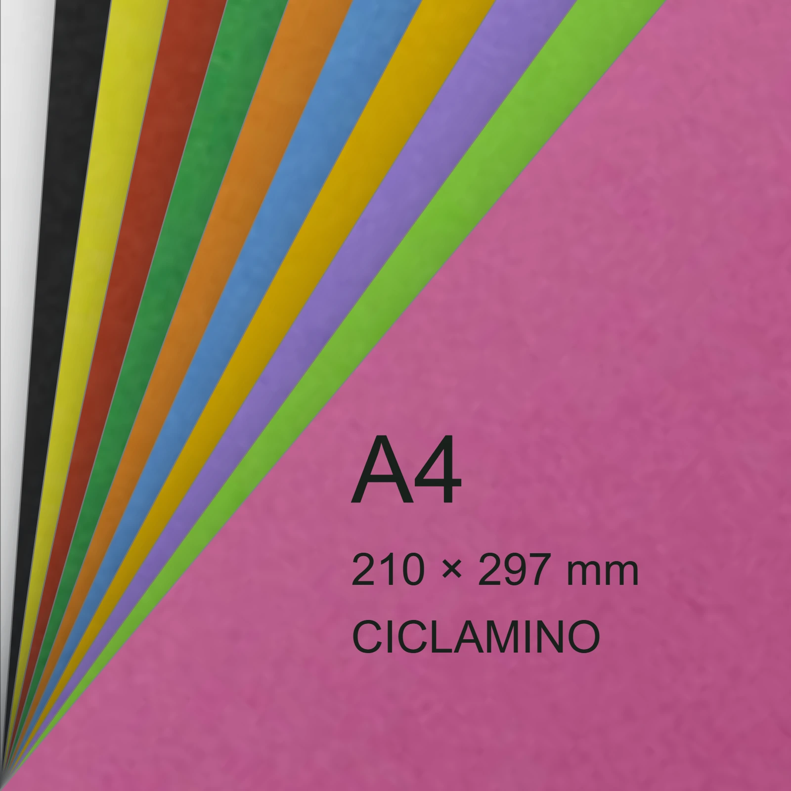 Cartoncino Favini, RismaLuce Small Collezioni, 200 g/m², A4, CICLAMINO 58 FAVA69F544 - immagine aggiuntiva
