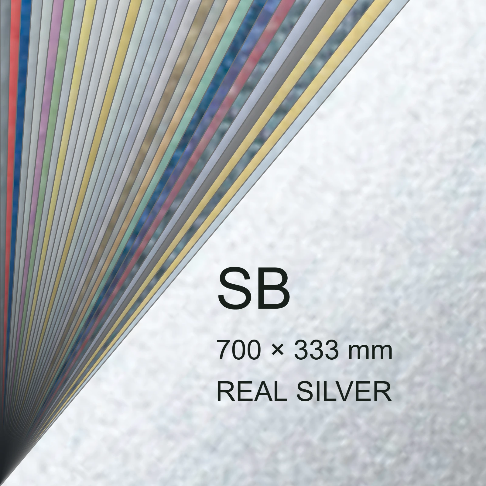 Cartoncino Favini, Majestic Luxus, 290 g/m², SB, REAL SILVER bra606sb - immagine aggiuntiva