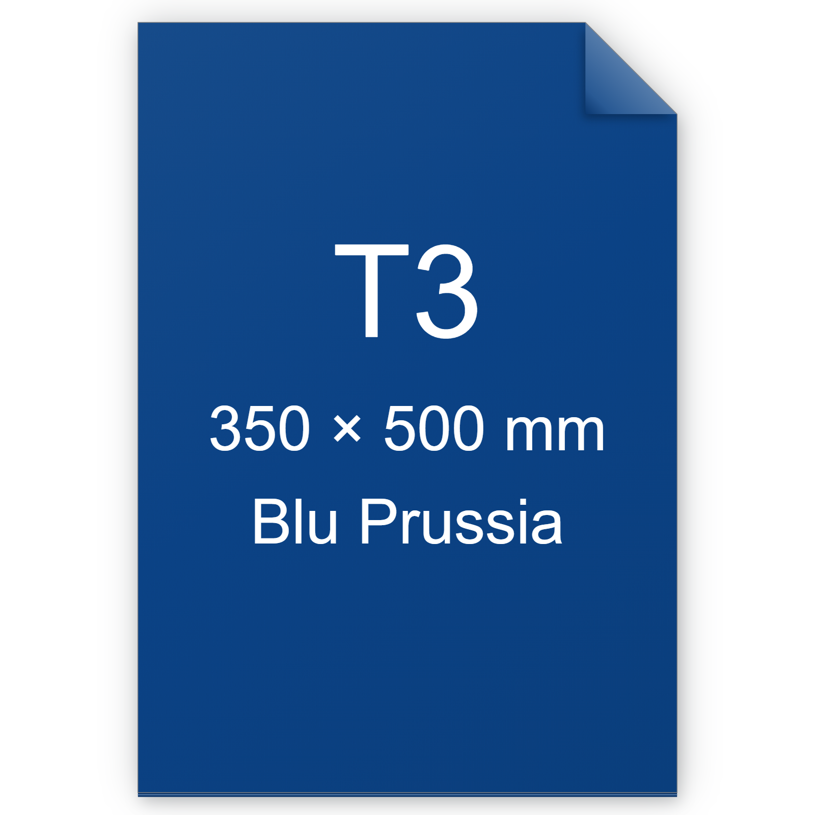 Carta Favini, Burano, 90 g/m², T3, BLU PRUSSIA 62 BRA809t3