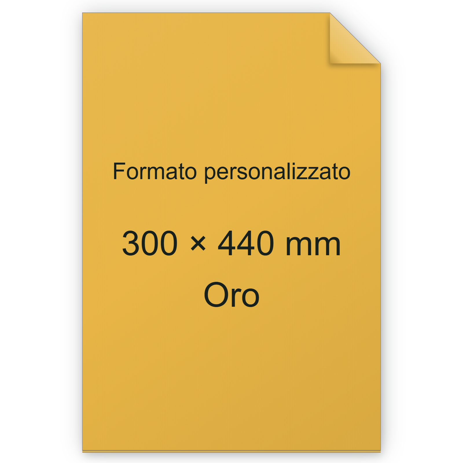 Cartoncino Favini, Burano, 140 g/m², 300x440 mm, ORO 11 bra566A3+