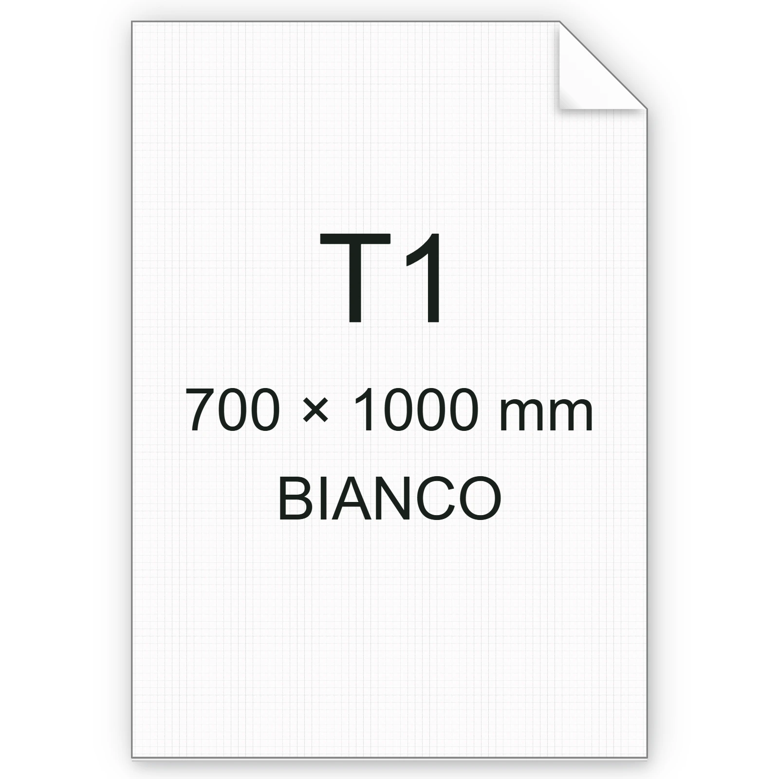 Leona80 BiancoFlash, carta quadrettata 10mm FAVA313101