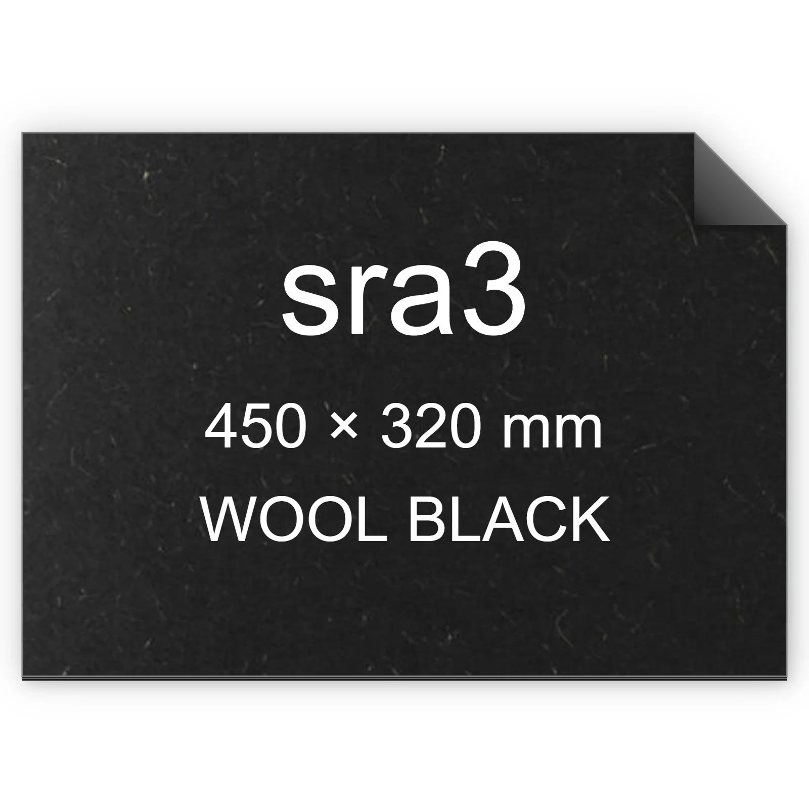 Cartoncino Favini, Refit, 250 g/m², sra3, WOOL BLACK bra6744sra3