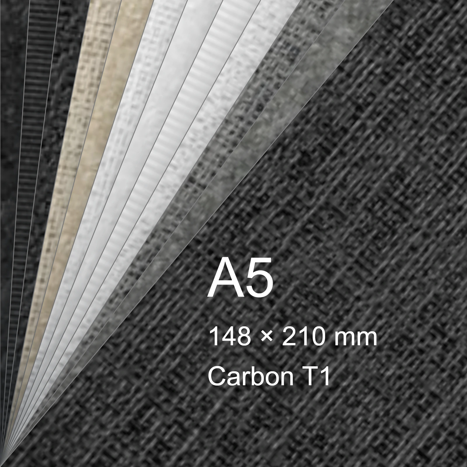 Carta Favini, Classy Covers, 115 g/m², A5, CARBON T1 bra6647a5 - immagine aggiuntiva