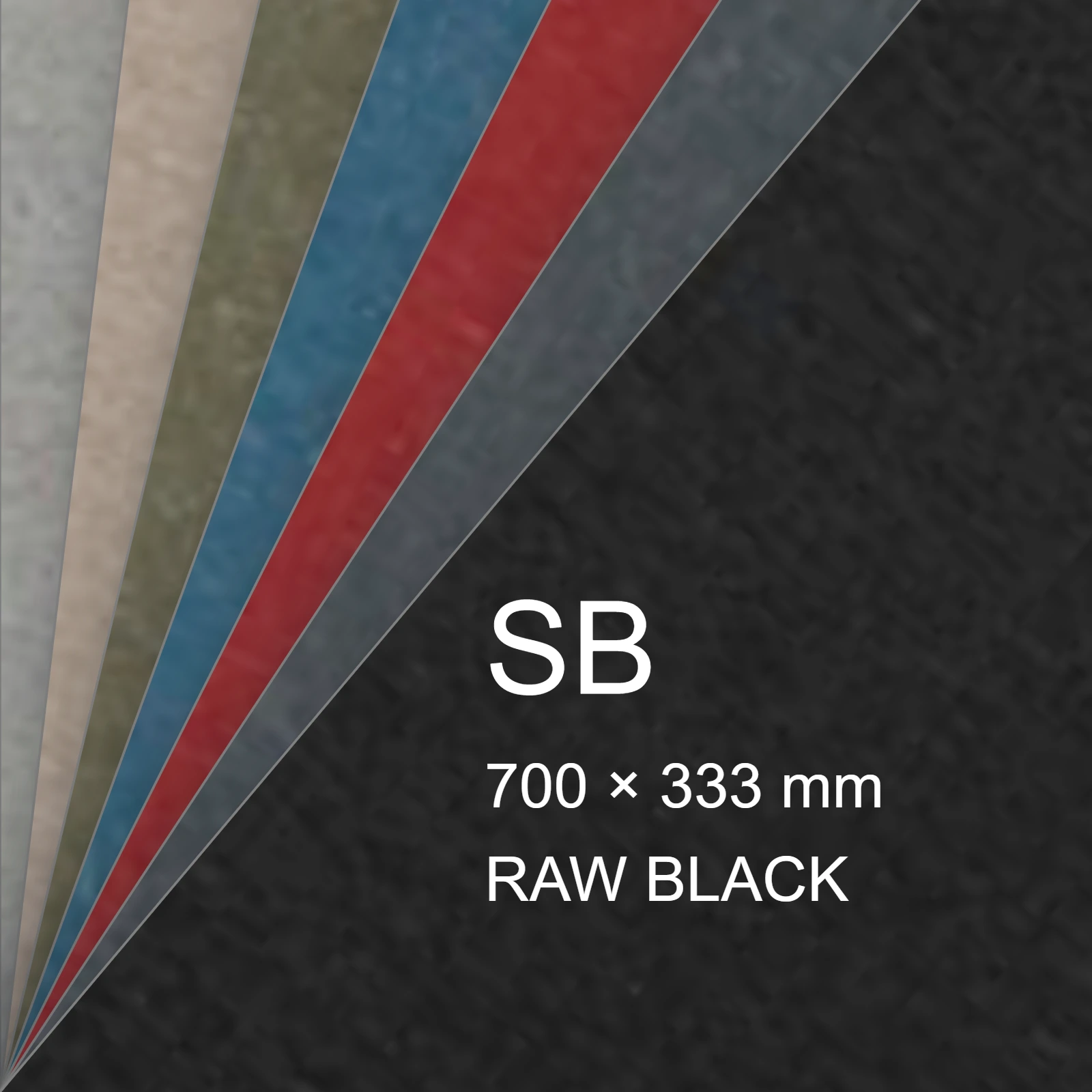 Cartoncino Favini, Shiro Echo Raw, 250 g/m², SB, RAW BLACK bra6653sb - immagine aggiuntiva