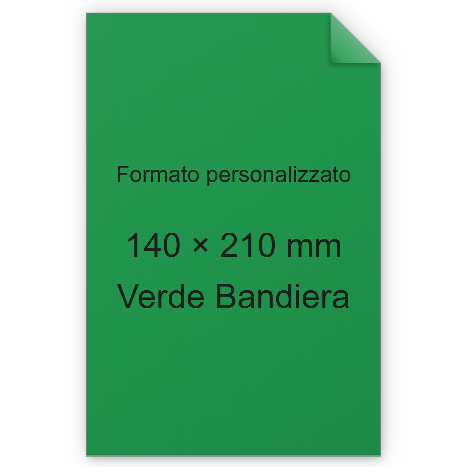 Cartoncino Favini, Burano, 140 g/m², 140x210 mm, VERDE BANDIERA 60 bra595A5