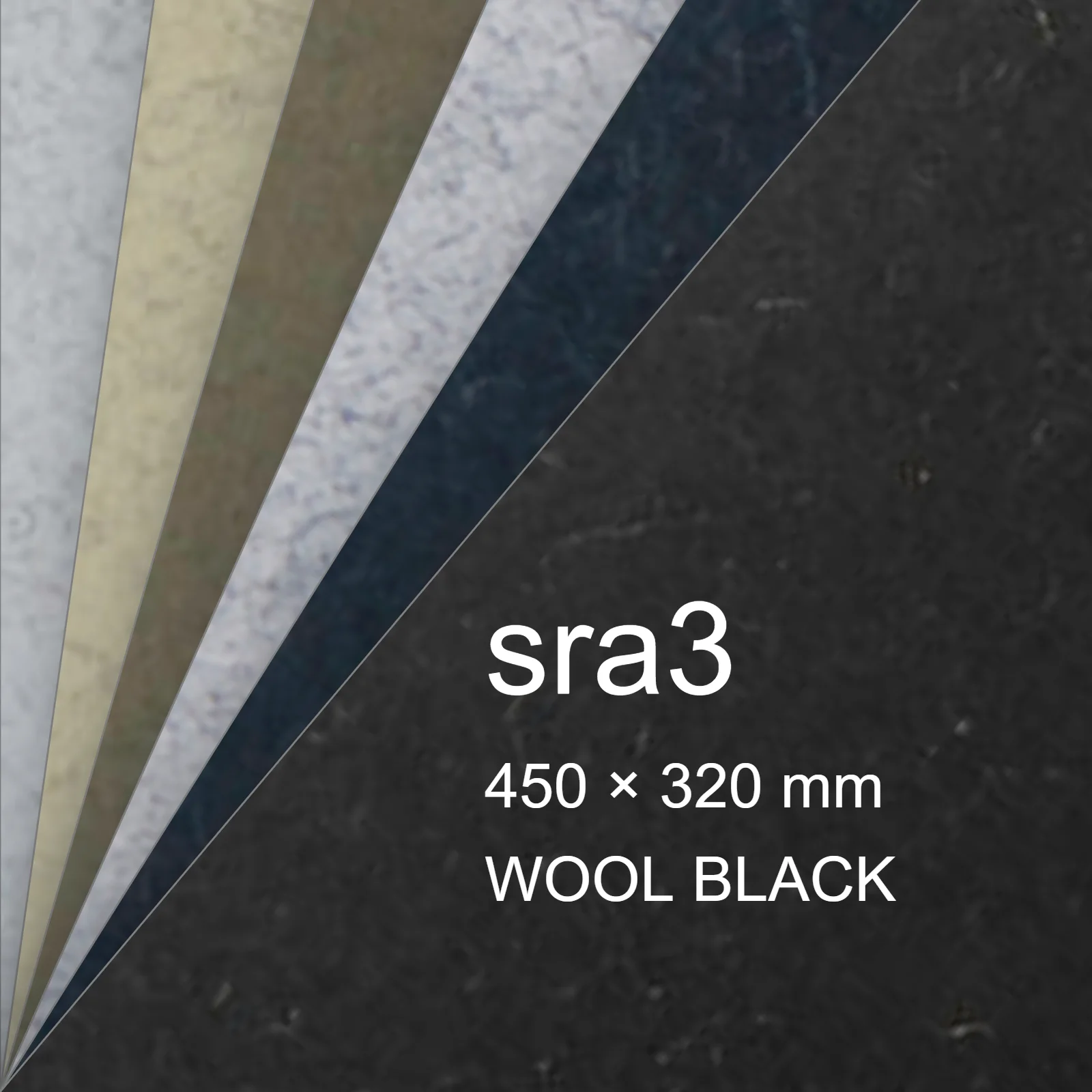Cartoncino Favini, Refit, 120 g/m², sra3, WOOL BLACK bra6743sra3 - immagine aggiuntiva