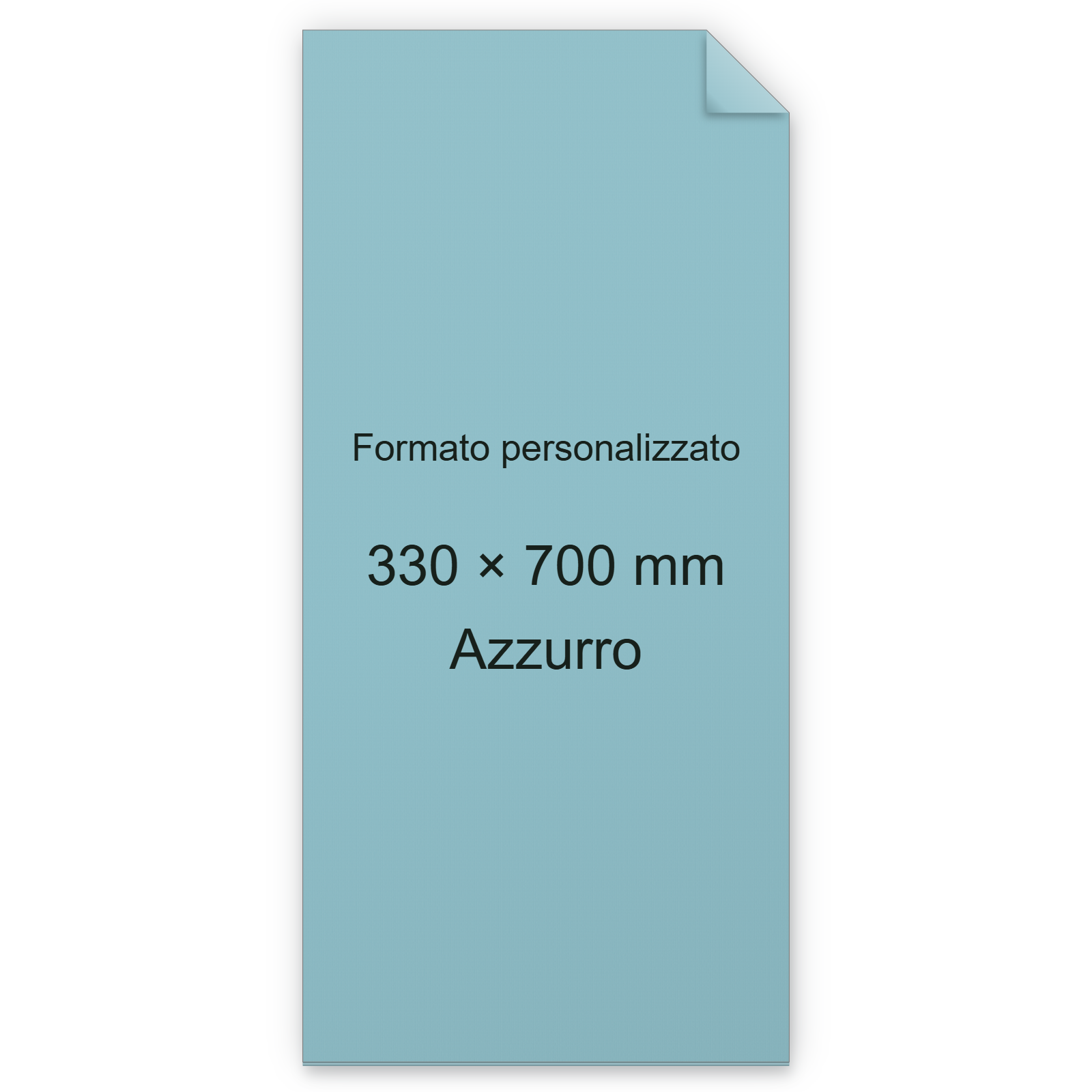 Cartoncino Favini, Burano, 120 g/m², 330x700 mm, AZZURRO 08 bra791SB