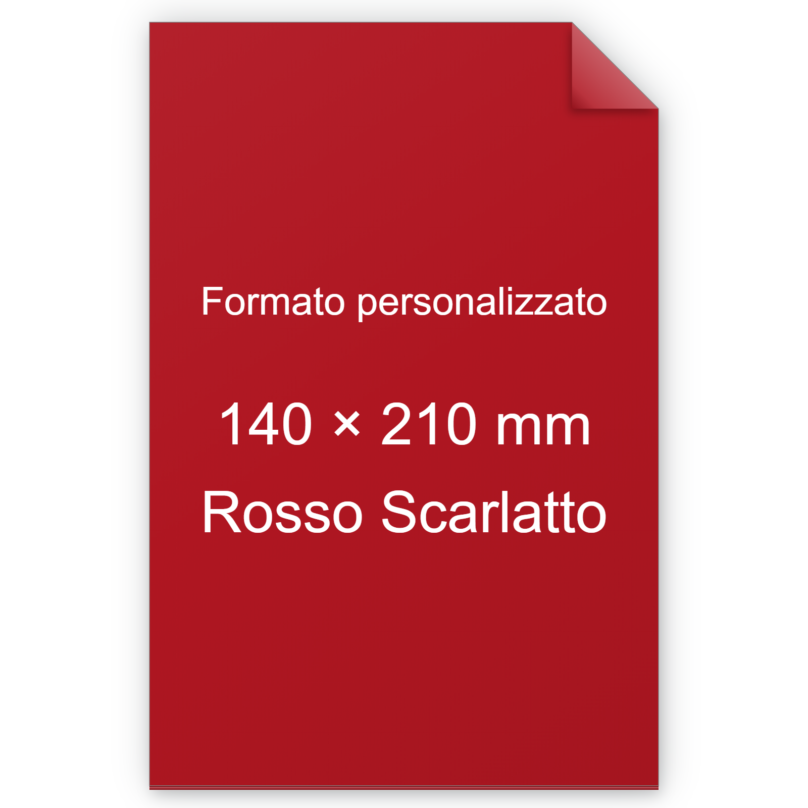 Cartoncino Favini, Burano, 140 g/m², 140x210 mm, ROSSO SCARLATTO 61 bra591A5