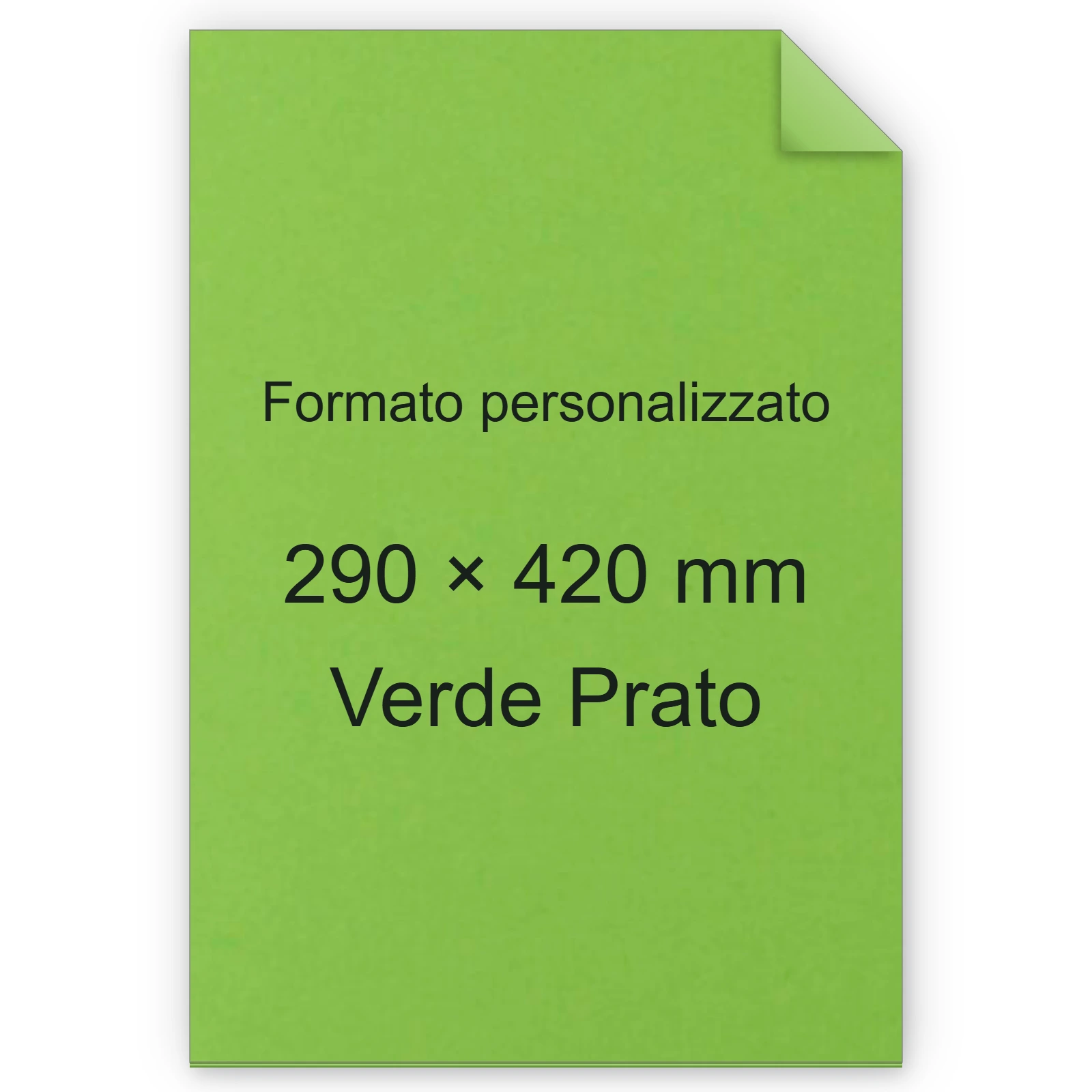 Cartoncino Favini, Burano, 140 g/m², 297x420 mm, VERDE PRATO 54 bra819A3
