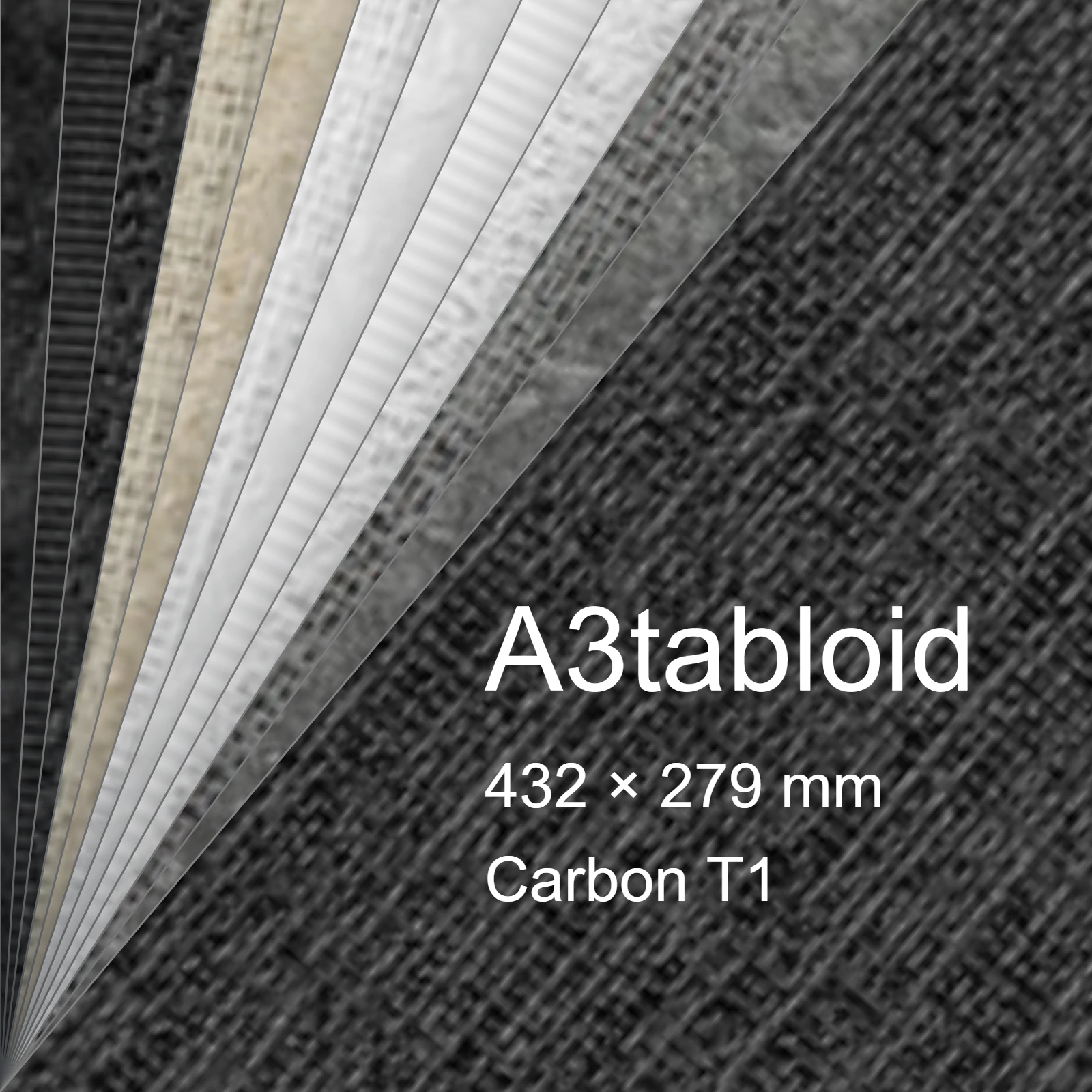 Carta Favini, Classy Covers, 115 g/m², A3tabloid, CARBON T1 bra6647a3tabloid - immagine aggiuntiva
