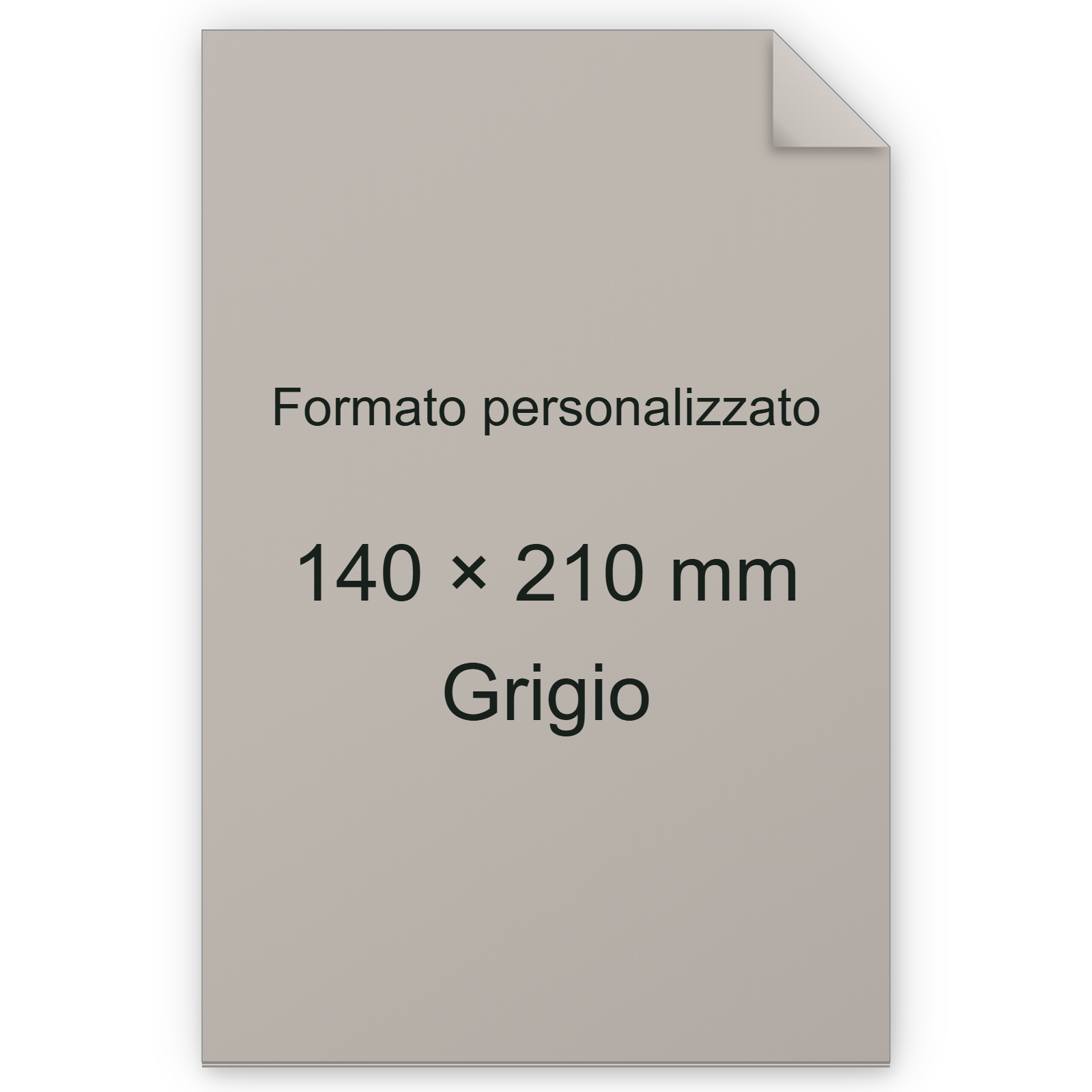 Cartoncino Favini, Burano, 120 g/m², 140x210 mm, GRIGIO 12 bra790A5