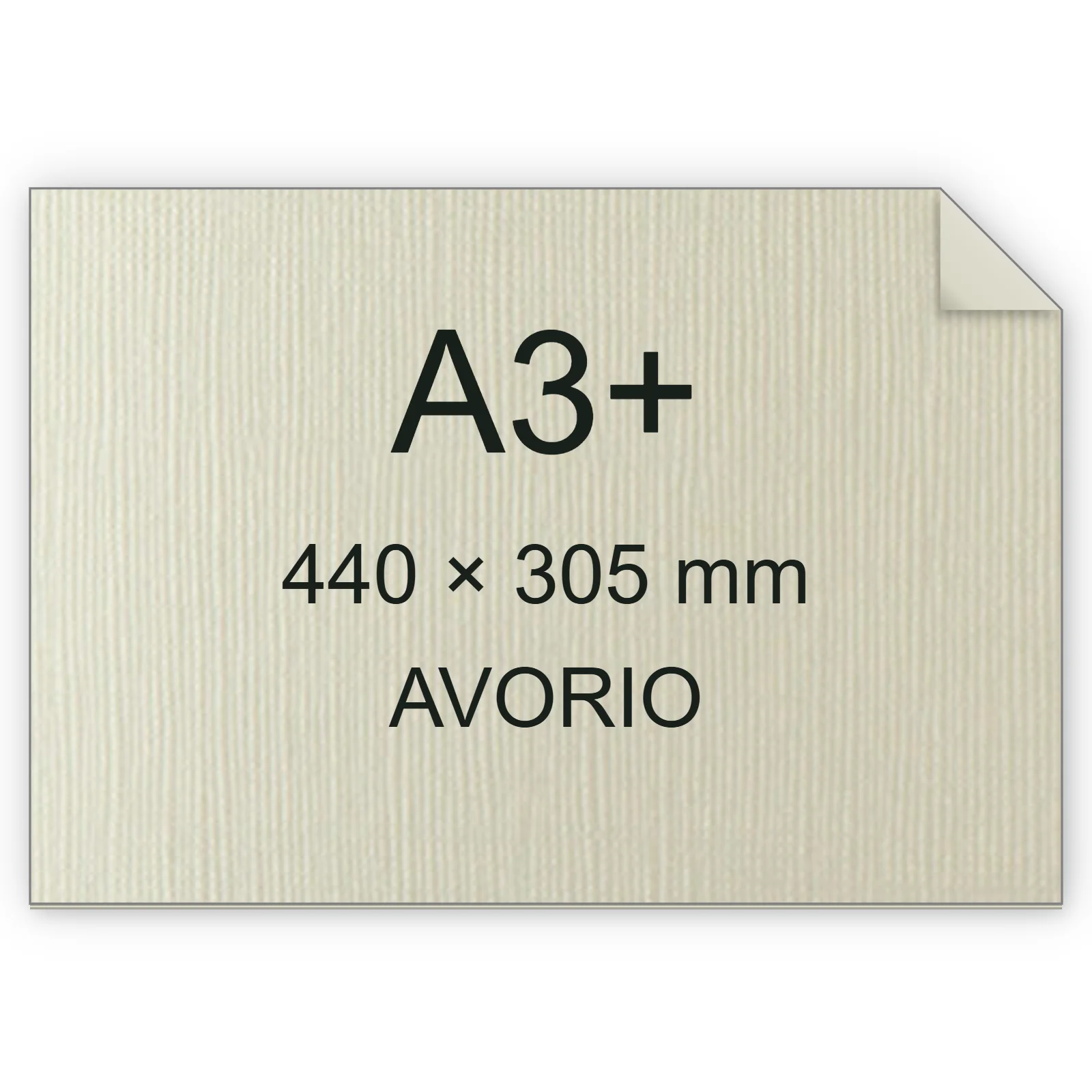 Cartoncino Favini, Bianco Flash Ivory trama tela, 250 g/m², A3+, AVORIO bra6804a3+