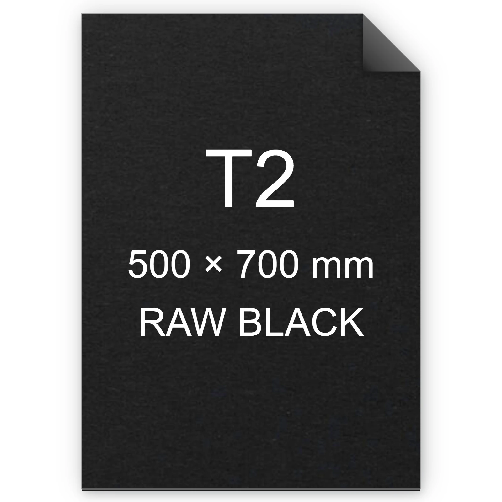 Cartoncino Favini, Shiro Echo Raw, 200 g/m², T2, RAW BLACK bra6652t2